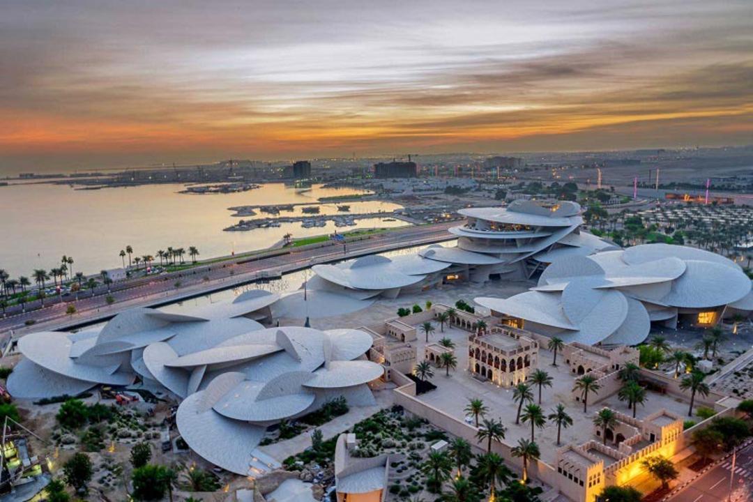 موزه ملی قطر؛ منبع عکس: timeoutdoha.com؛ عکاس: ناشناس