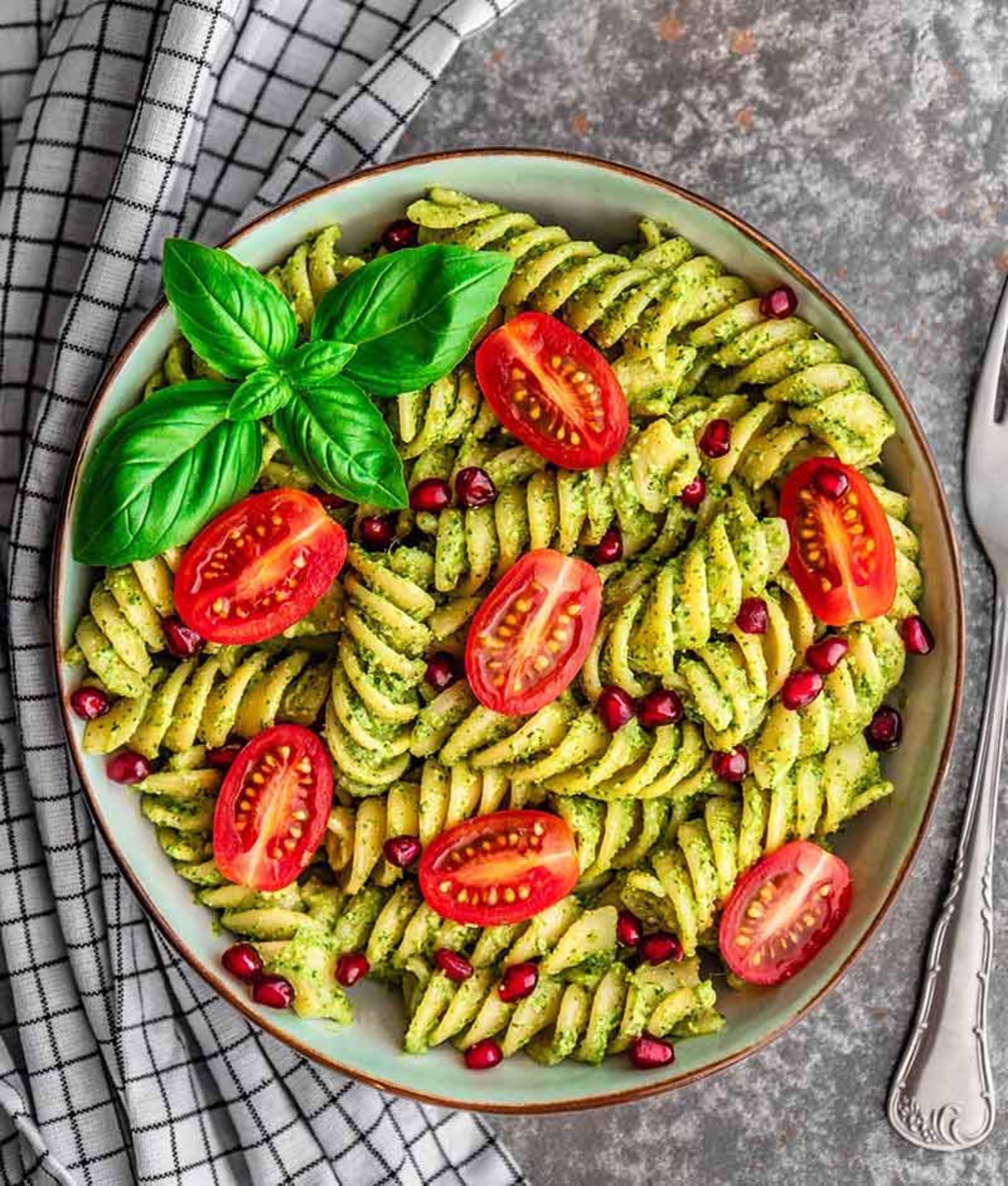 پاستا پستوی وگان؛ منبع عکس: instagram.com/vegan.dy؛ نام عکاس: Andy