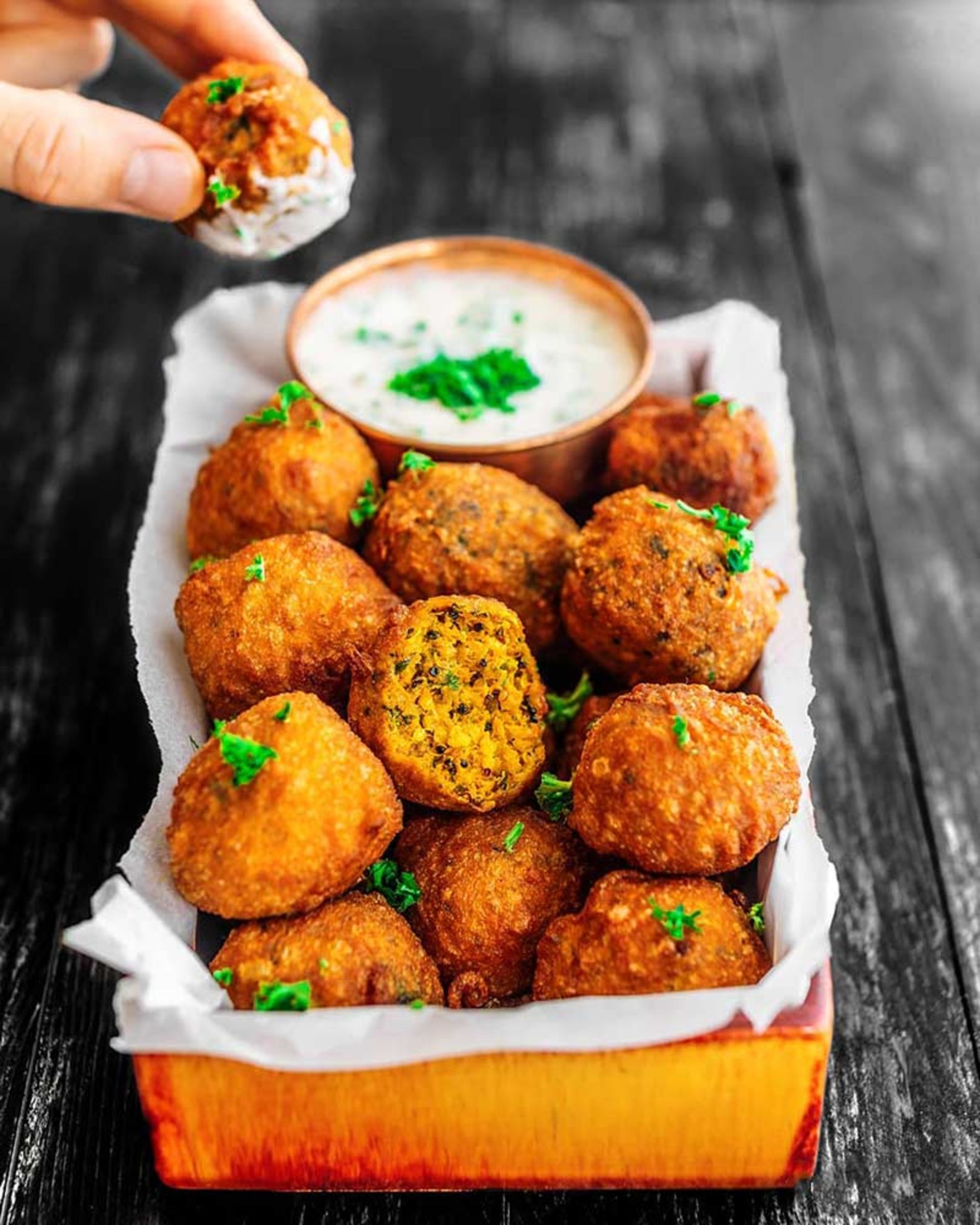 کوفته وگان؛ منبع عکس: instagram.com/vegan.dy؛ نام عکاس: Andy