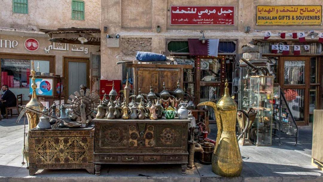 خرید در سوق واقف دوحه؛ منبع عکس: edition.cnn.com؛ عکاس: ناشناس