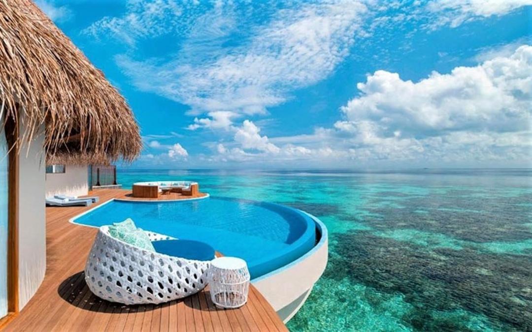 هتلی در مالدیو، منبع عکس: booking.com، عکاس: نامشخص