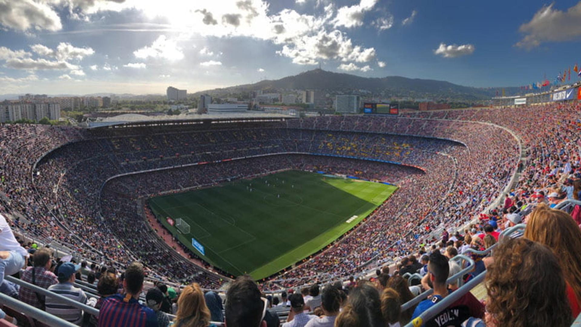 بالاترین نقطه نیوکمپ؛ منبع عکس: Barcelona Tickets، عکاس: نامشخص