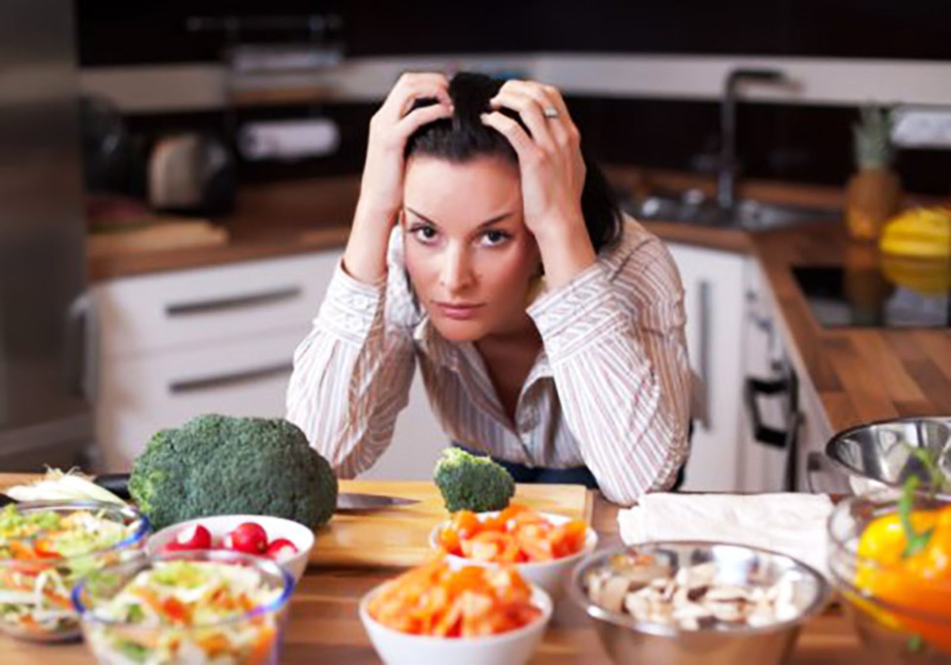 فوبیا یک زن از آشپزی؛ منبع عکس: mentalcureit؛ عکاس: نامشخص