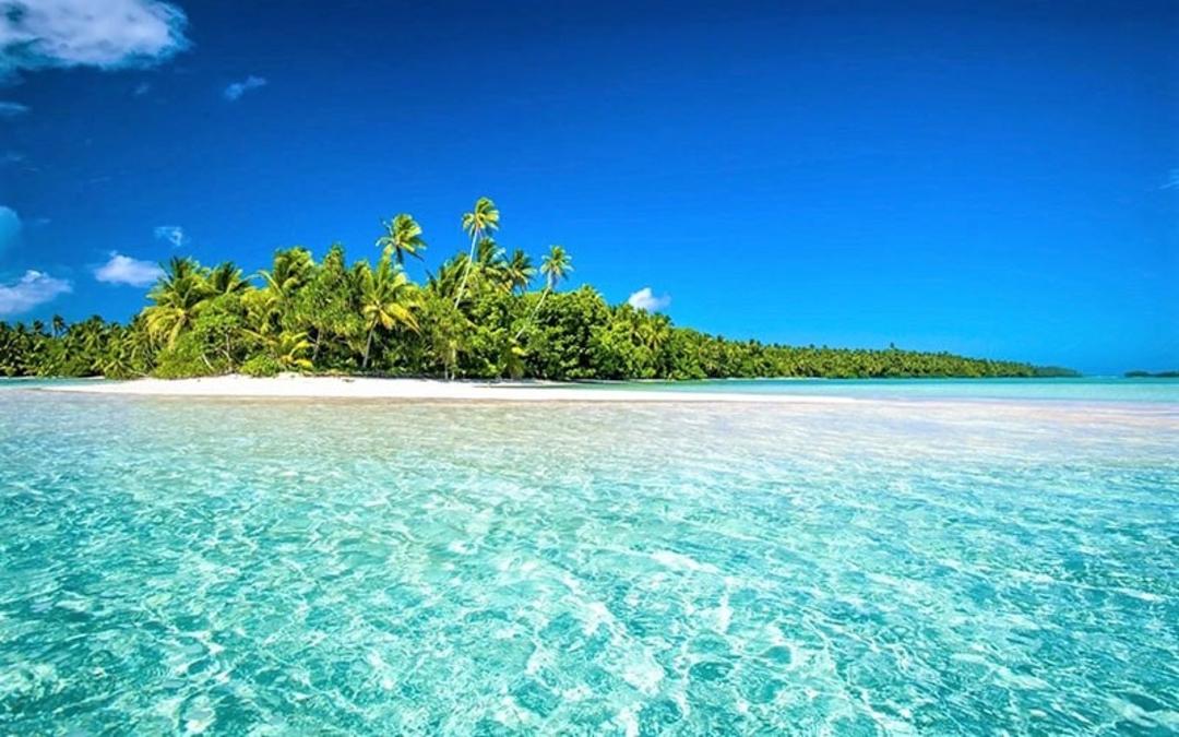ساحلی بکر در تووالو، منبع عکس: timelesstuvalu.com، عکاس: نامشخص