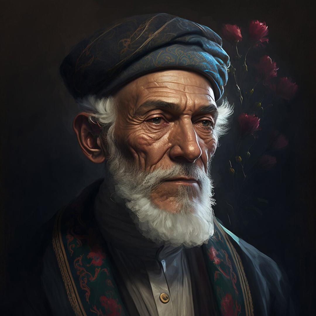 بازسازی چهره خیام نیشابوری توسط هوش مصنوعی؛ منبع: hamshahrionline