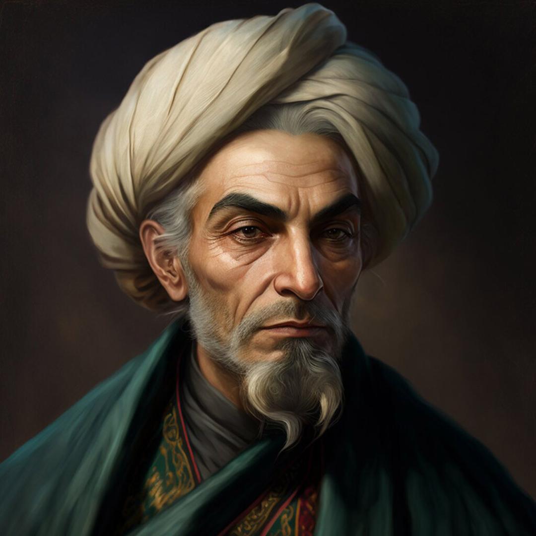 بازسازی چهره سعدی توسط هوش مصنوعی؛ منبع: hamshahrionline