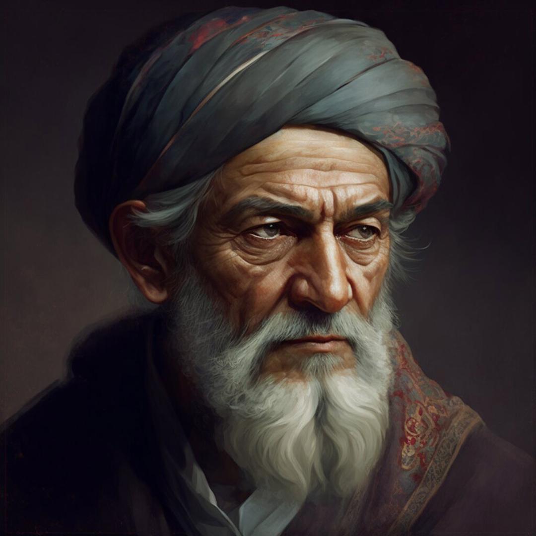 بازسازی چهره رودکی توسط هوش مصنوعی؛ منبع: hamshahrionline