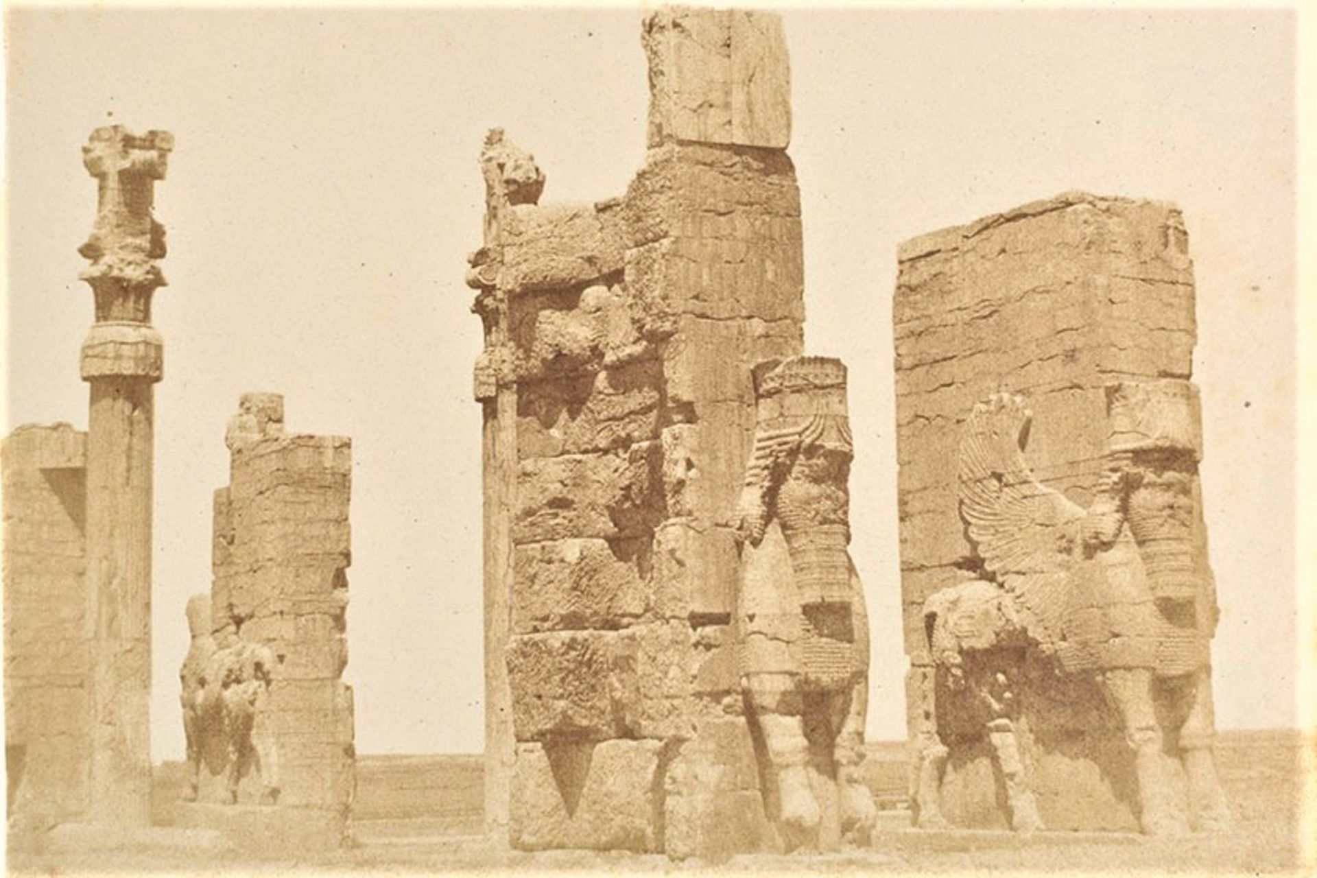 عکس قدیمی از تخت جمشید