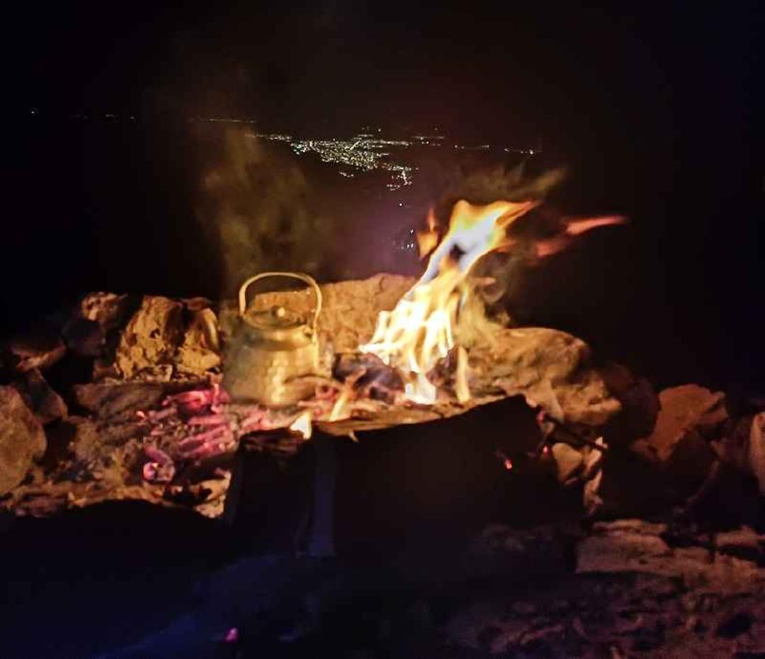 منظره شبانه دره شهر ایلام؛ منبع عکس: گوگل مپ؛ عکاس: امیریار محمدیان