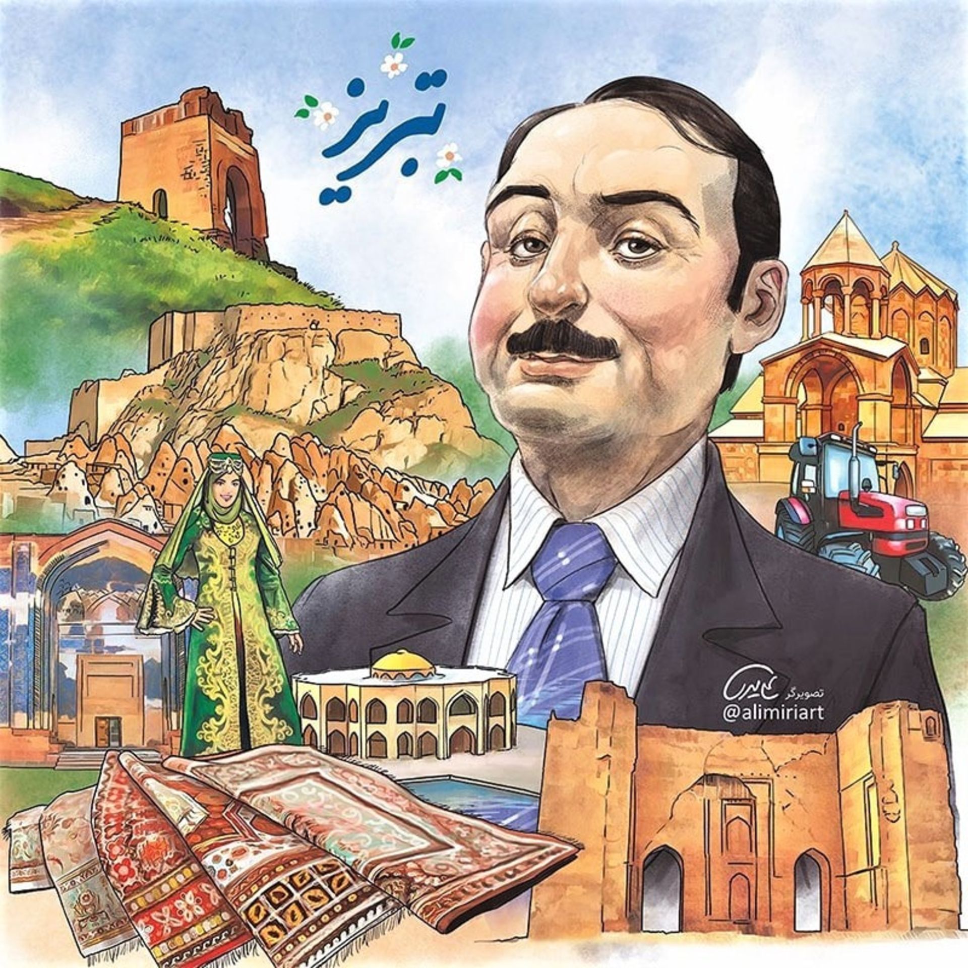 نقاشی تبریز