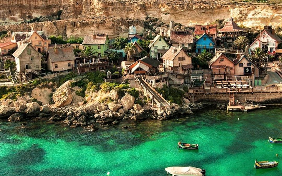 عکس هوایی از منطقه ای مسکونی در مالت، منبع عکس: pixabay.com، عکاس: نامشخص