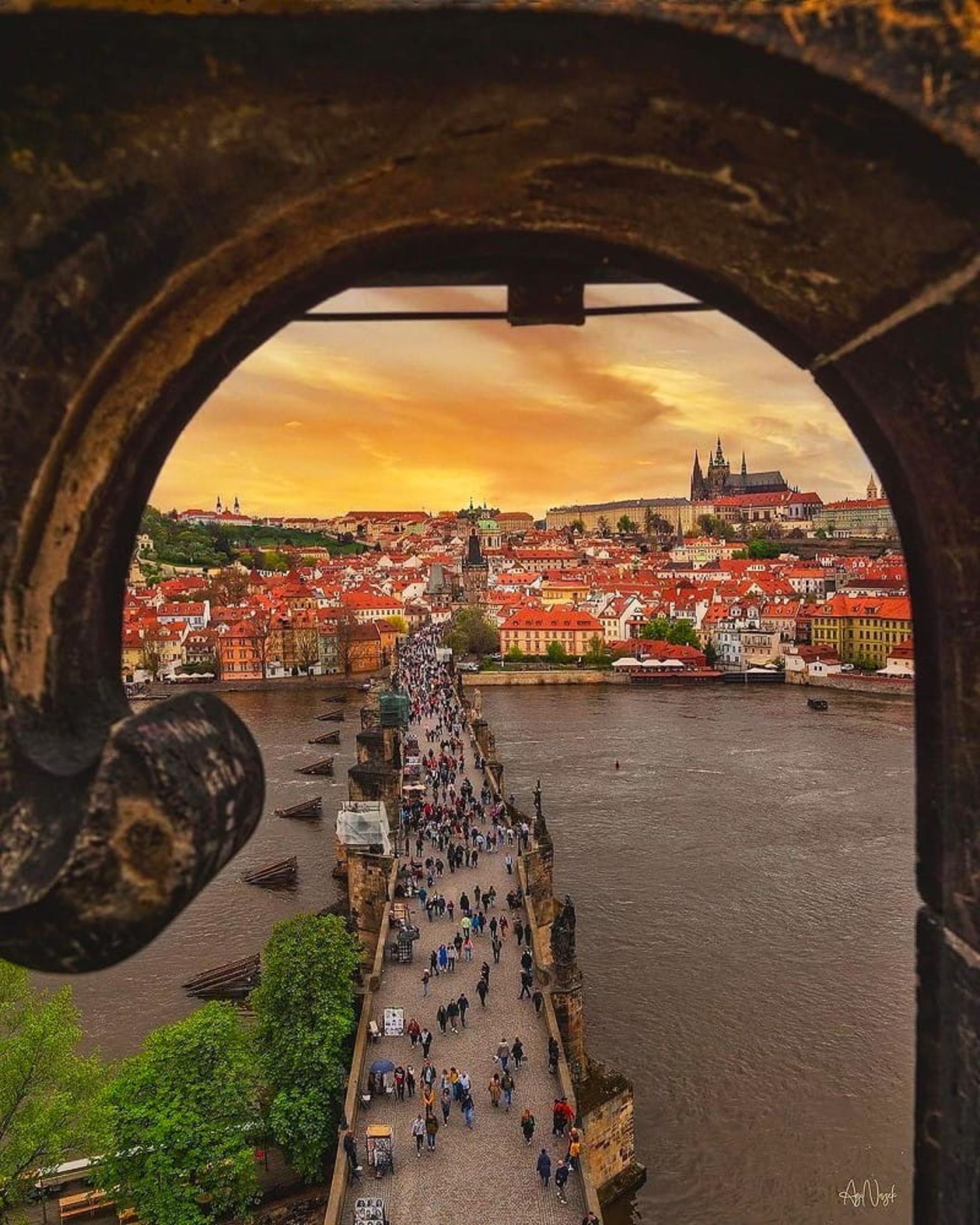 پل چارلز پراگ، منبع: صفحه اینستاگرام praguetravelers