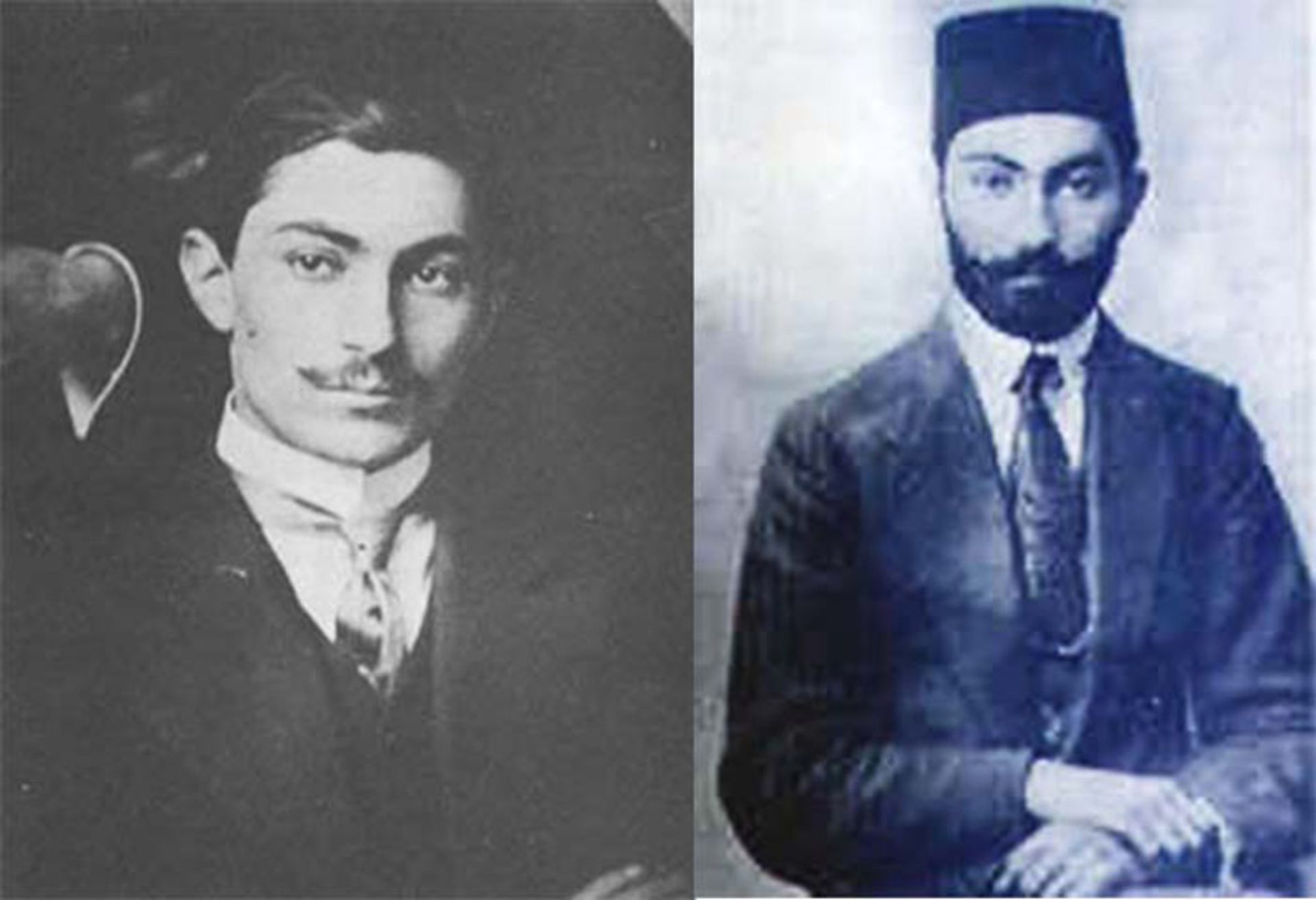 دو تصویر از جوانی محمدعلی جمالزاده