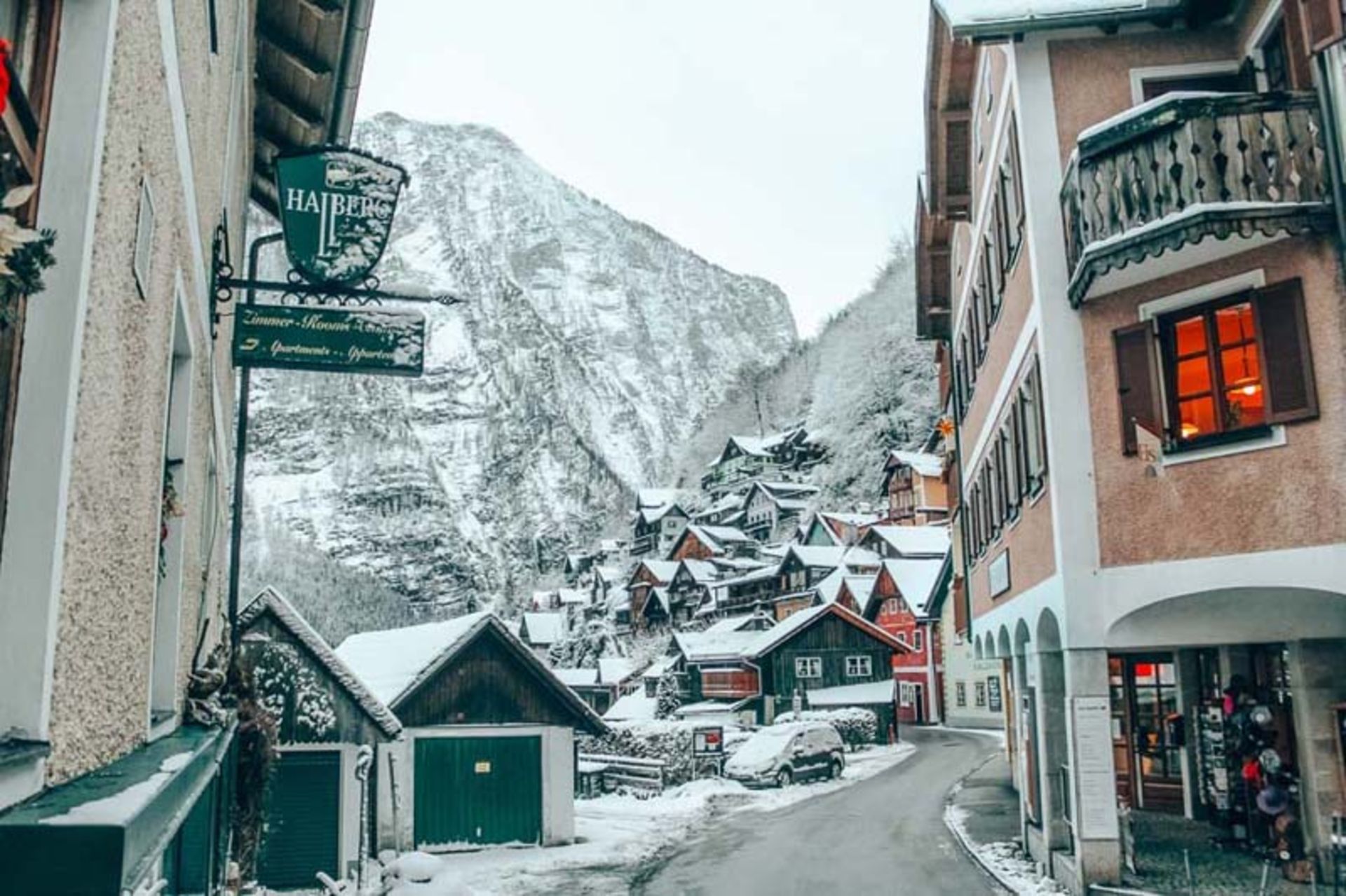 خیابان‌های شیب‌دار هال اشتات 