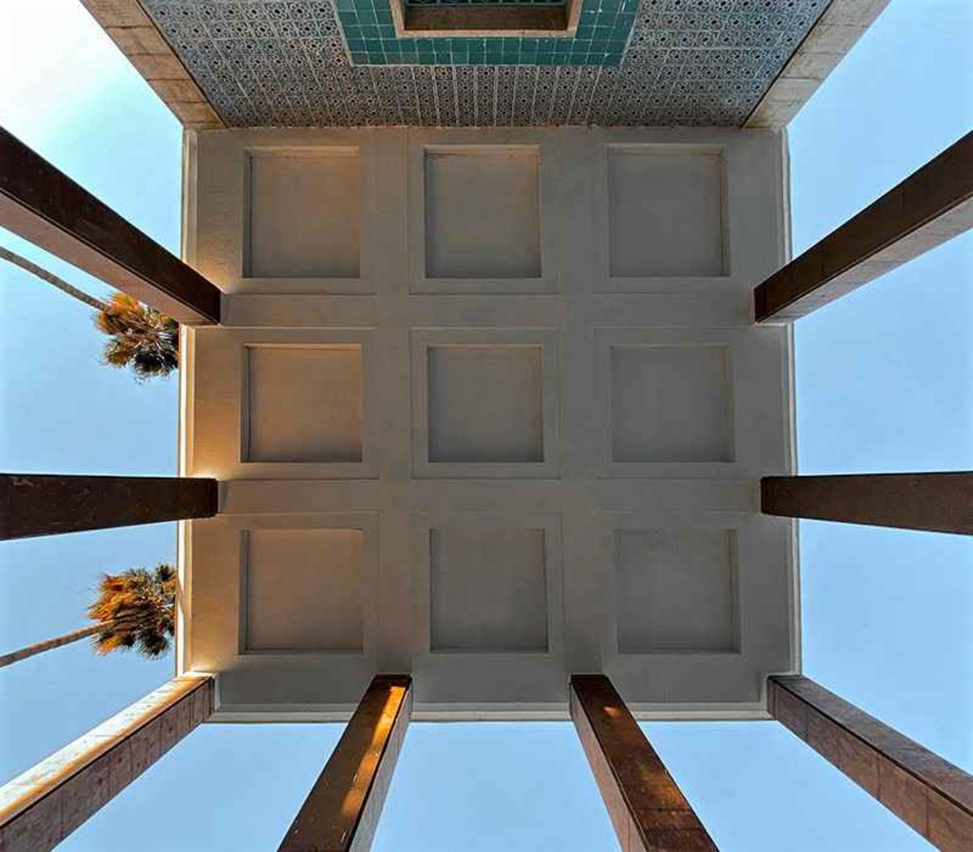 سقف آرامگاه سعدیه، منبع عکس: اینستاگرام daaaniiaaal@، عکاس: دانیال پایمرد