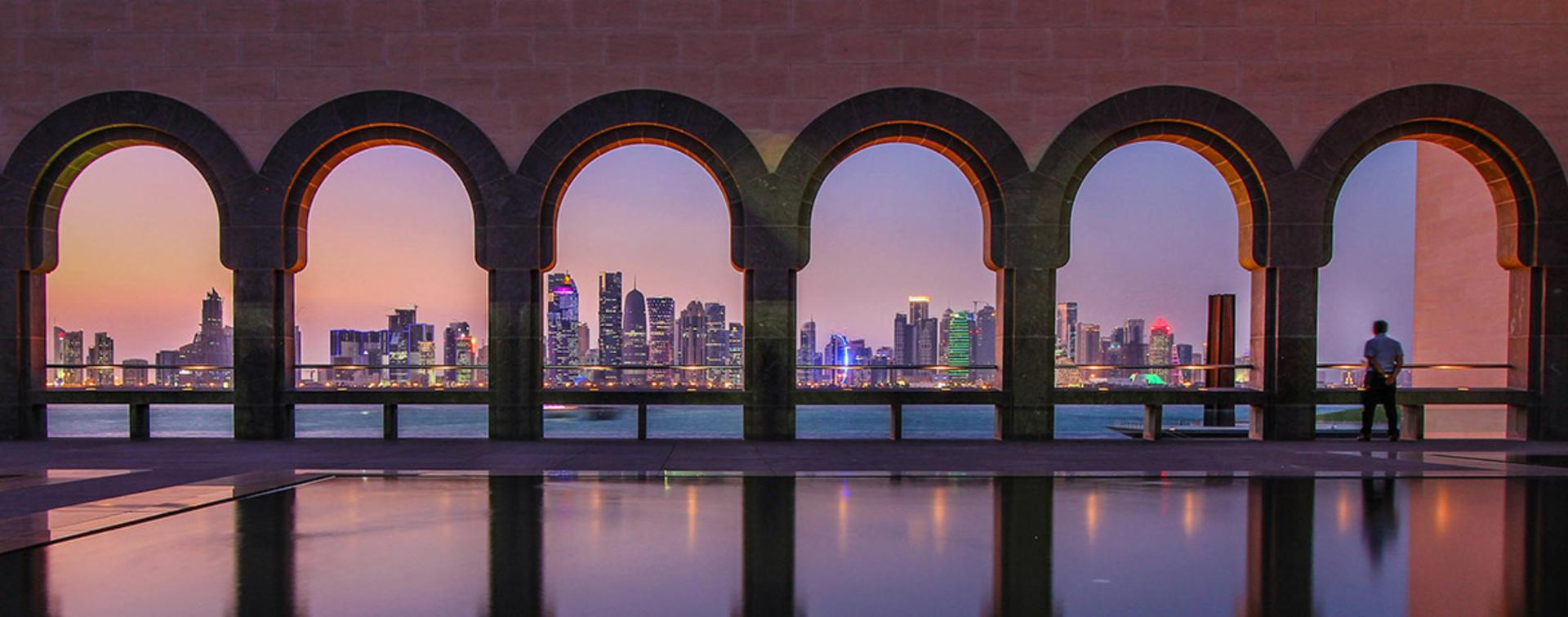 نمای شهر دوحه قطر؛ منبع عکس: Unsplash؛ عکاس: Florian Wehde