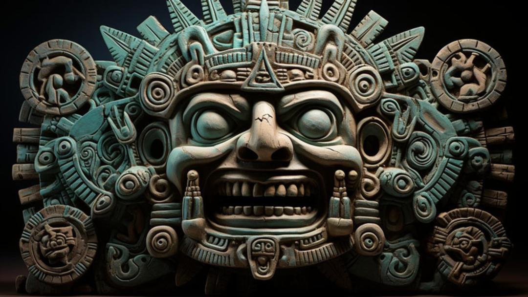 خدای مایاها؛ منبع عکس: Old World Gods، عکاس: نامشخص