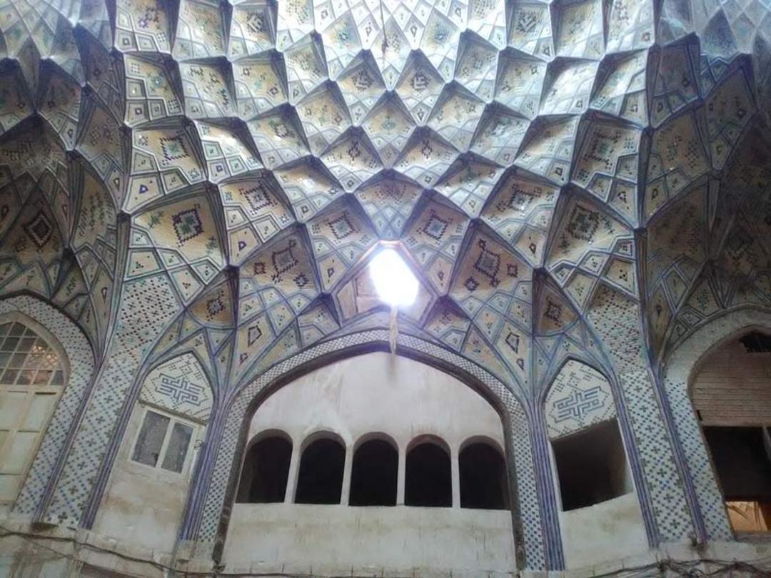 سقف تیمچه امین الدوله در بازار کاشان