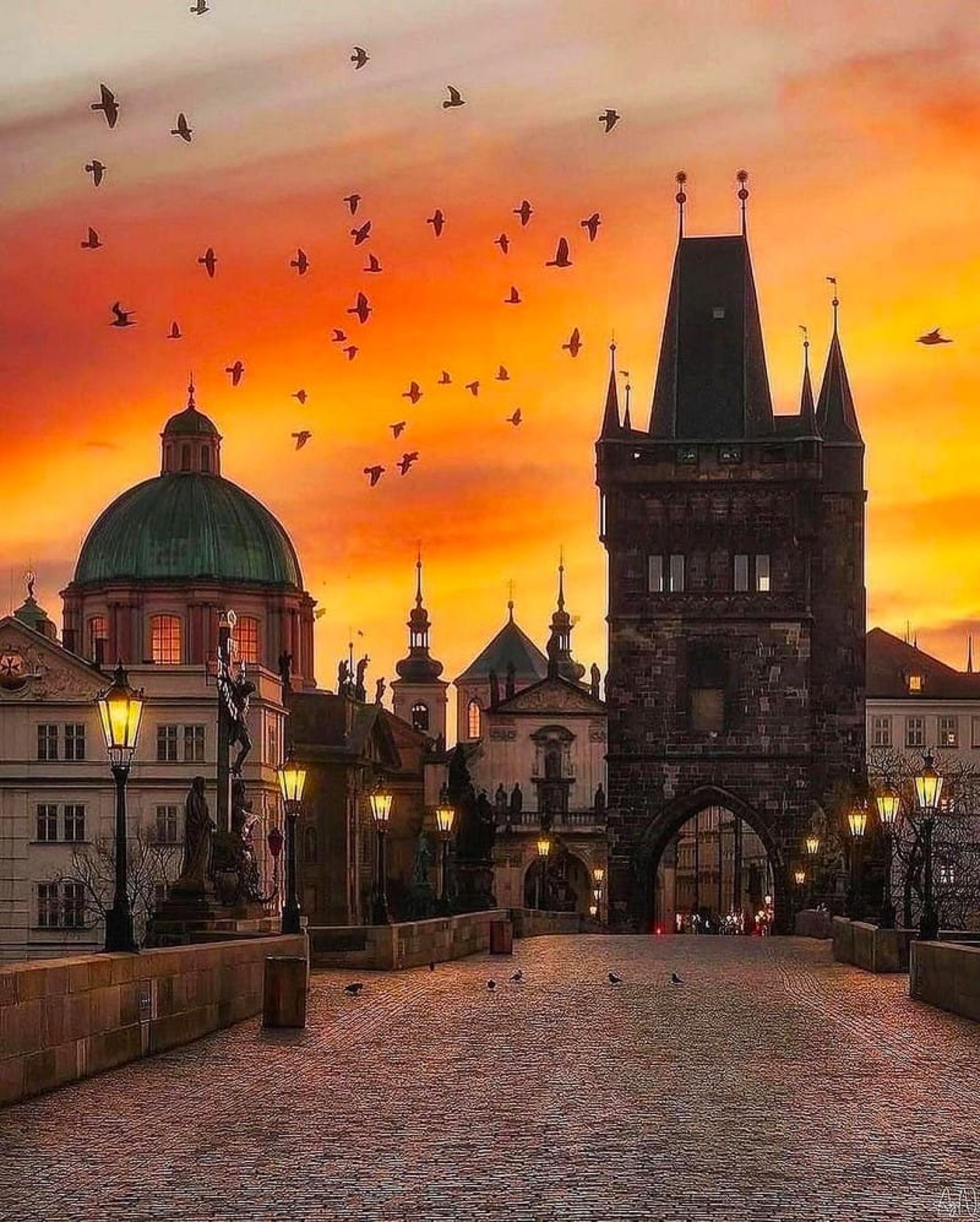 پل چارلز پراگ، منبع: صفحه اینستاگرام praguetravelers