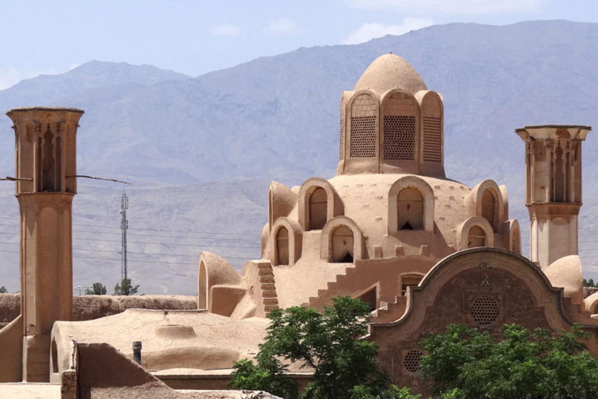 بام خانه بروجردی های کاشان، منبع عکس: ویکی مدیا، عکاس: Adam Jones