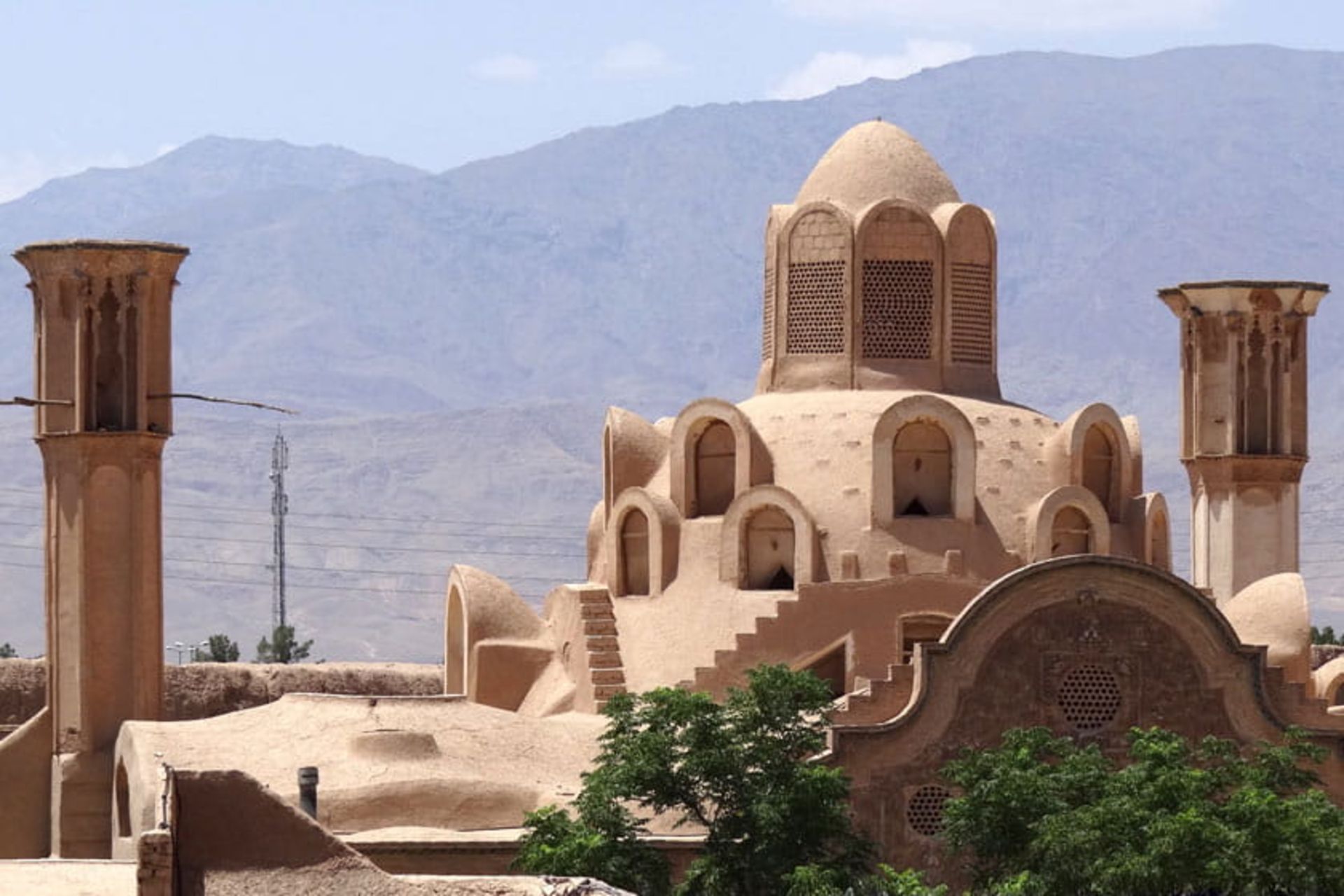 بام خانه بروجردی های کاشان، منبع عکس: ویکی مدیا، عکاس: Adam Jones