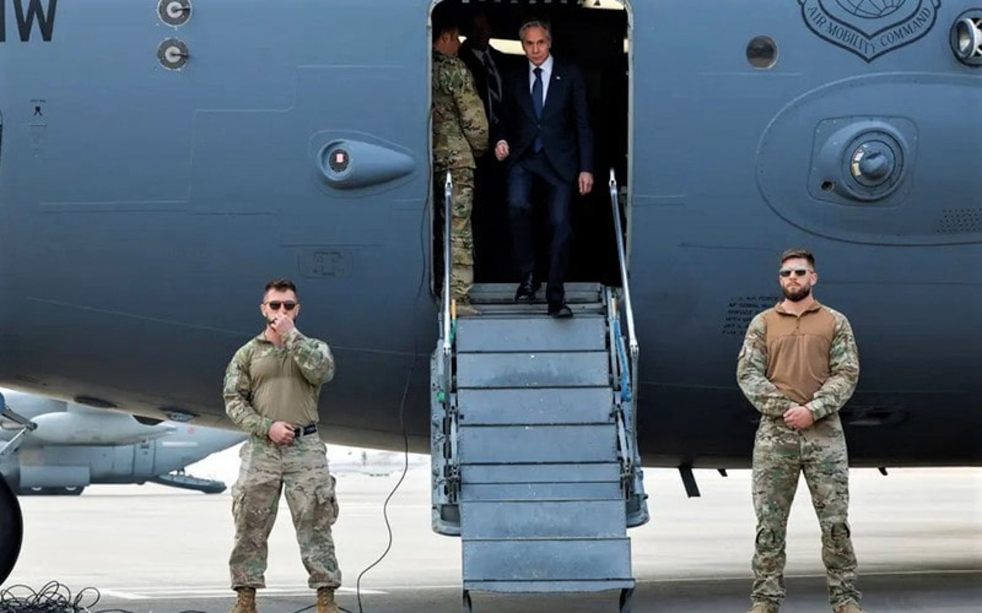 حضور وزیر خارجه آمریکا در قاهره