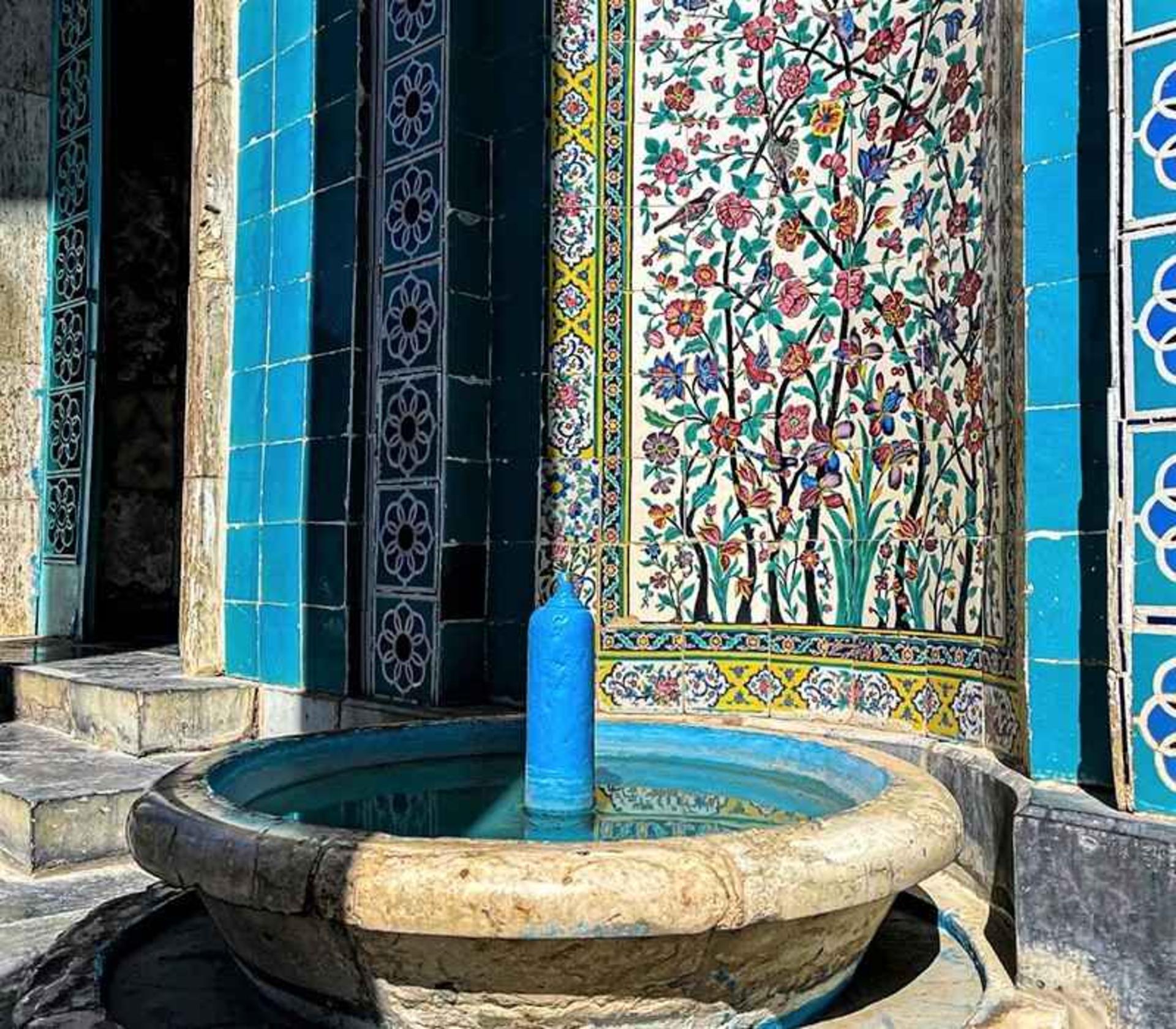 حوض آب در سعدیه، منبع عکس: گوگل مپ، عکاس: Meysam Fozhan