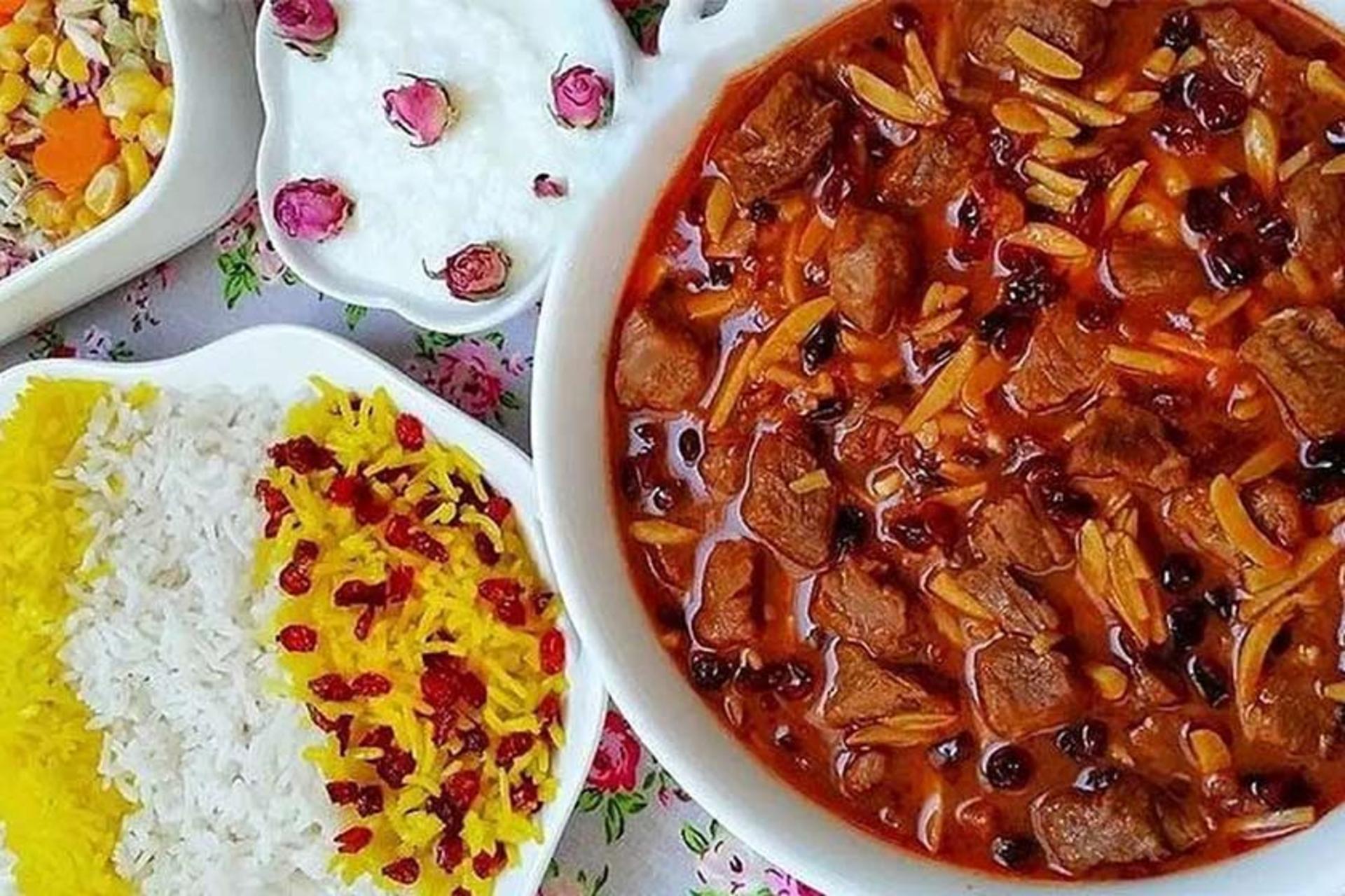 خورشت خلال با برنج، منبع عکس: x.com، عکاس: نامشخص
