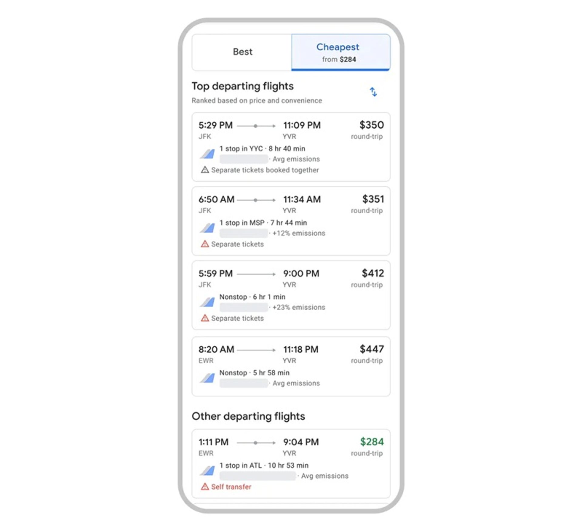 گوگل فلایتز