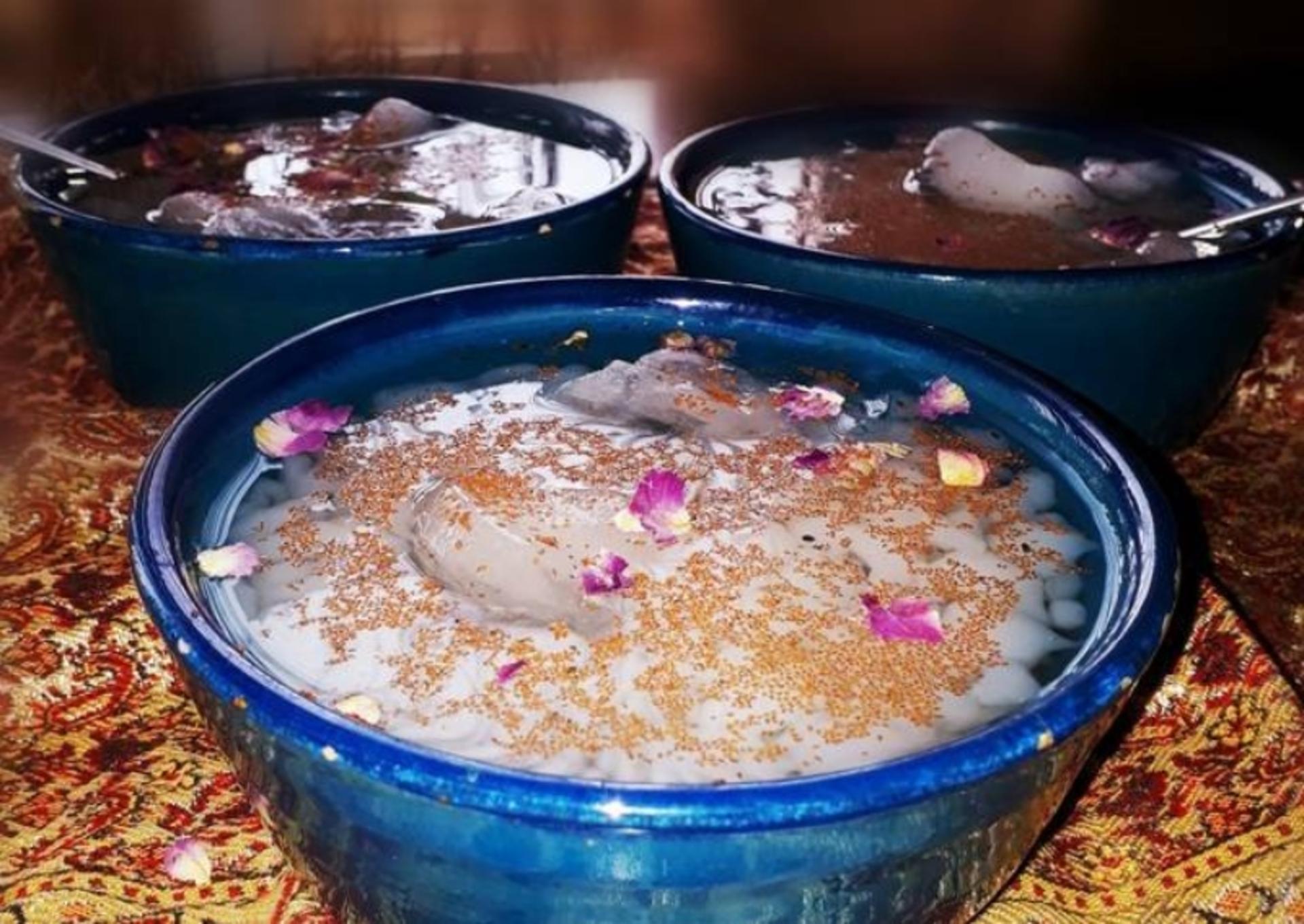 فالوده کرمانی؛ منبع عکس: سایت cookpad.com. عکاس: نامشخص