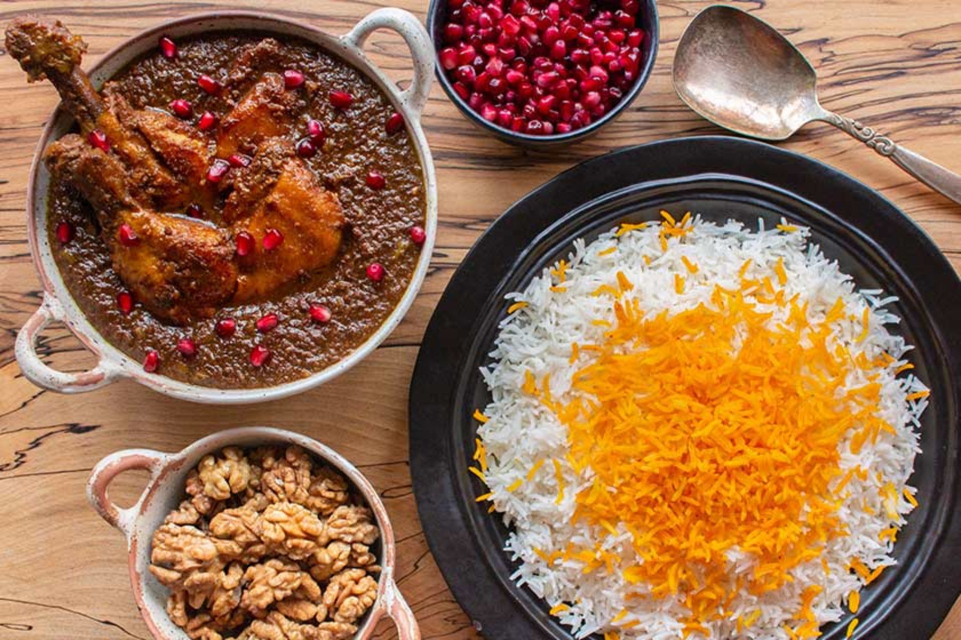 خورش فسنجان با پلو