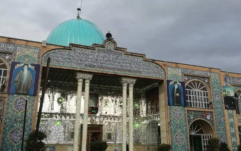 ورودی صحن پیغمبریه قزوین، منبع عکس: گوگل مپ، عکاس: 