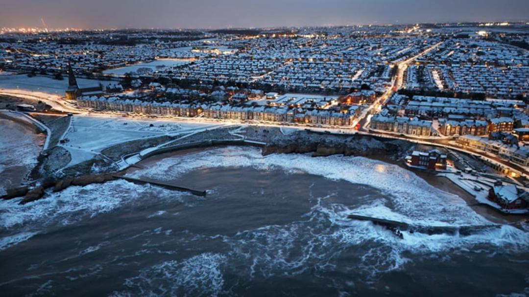 بارش شدید برف شبانه و یخبندان در نورث تاین ساید (North Tyneside)، بریتانیا؛ منبع عکس: the guardian؛ نام عکاس: 
