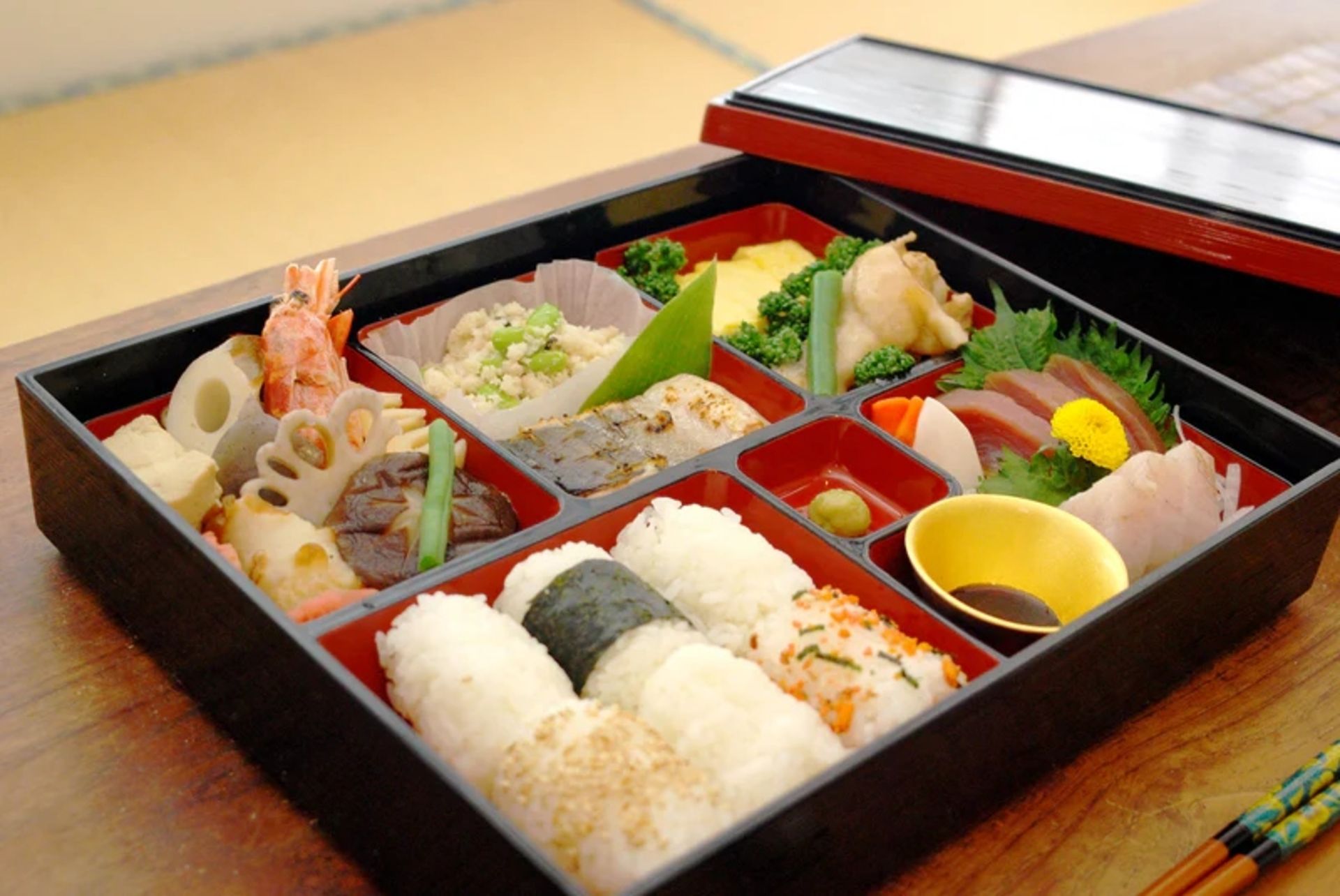 غذاهای جعبه ای در ژاپن؛ منبع عکس: سایت globalkitchenjapan.com. عکاس: نامشخص