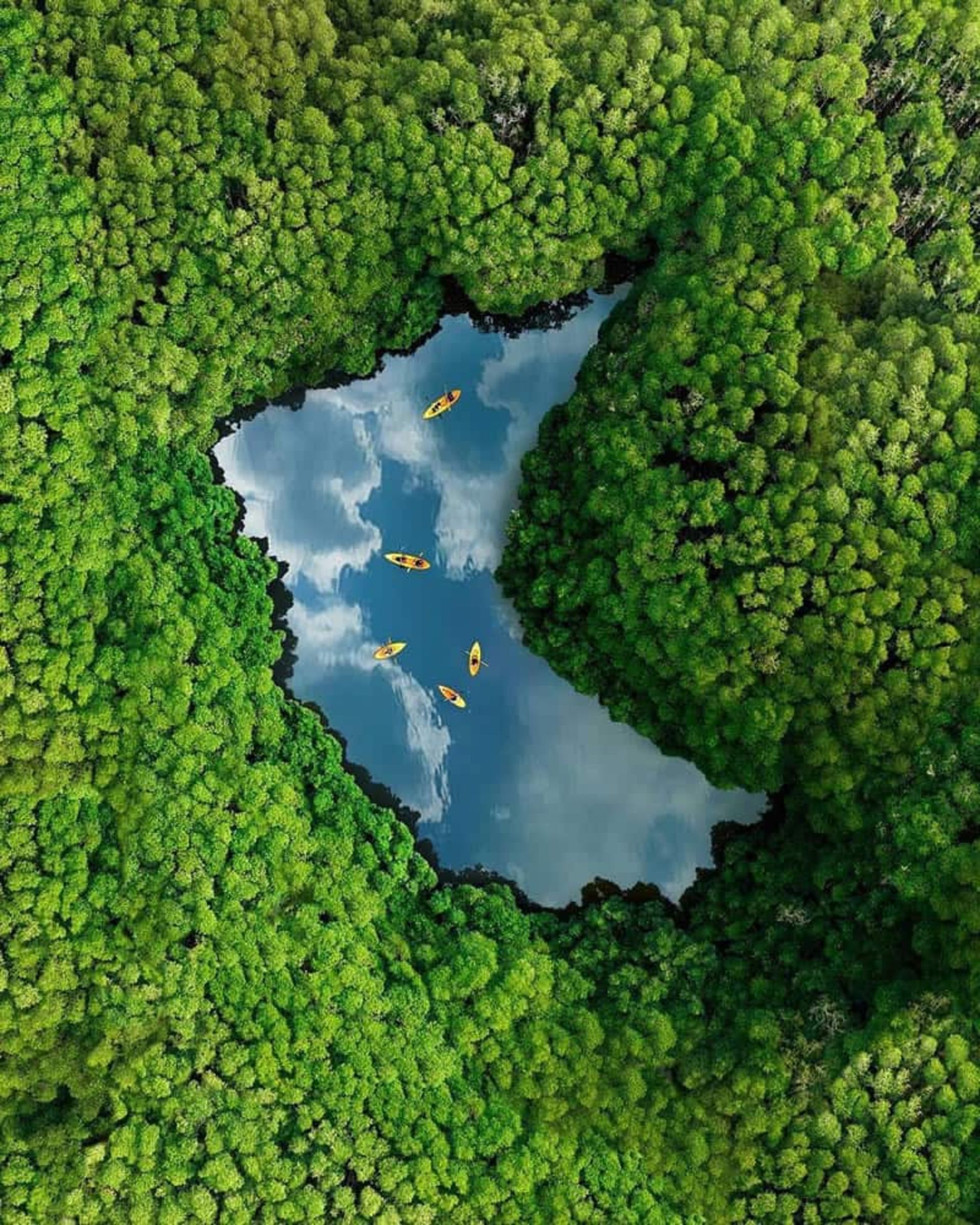 عکس هوایی از طبیعت ایالت کرناتکه (Karnataka)