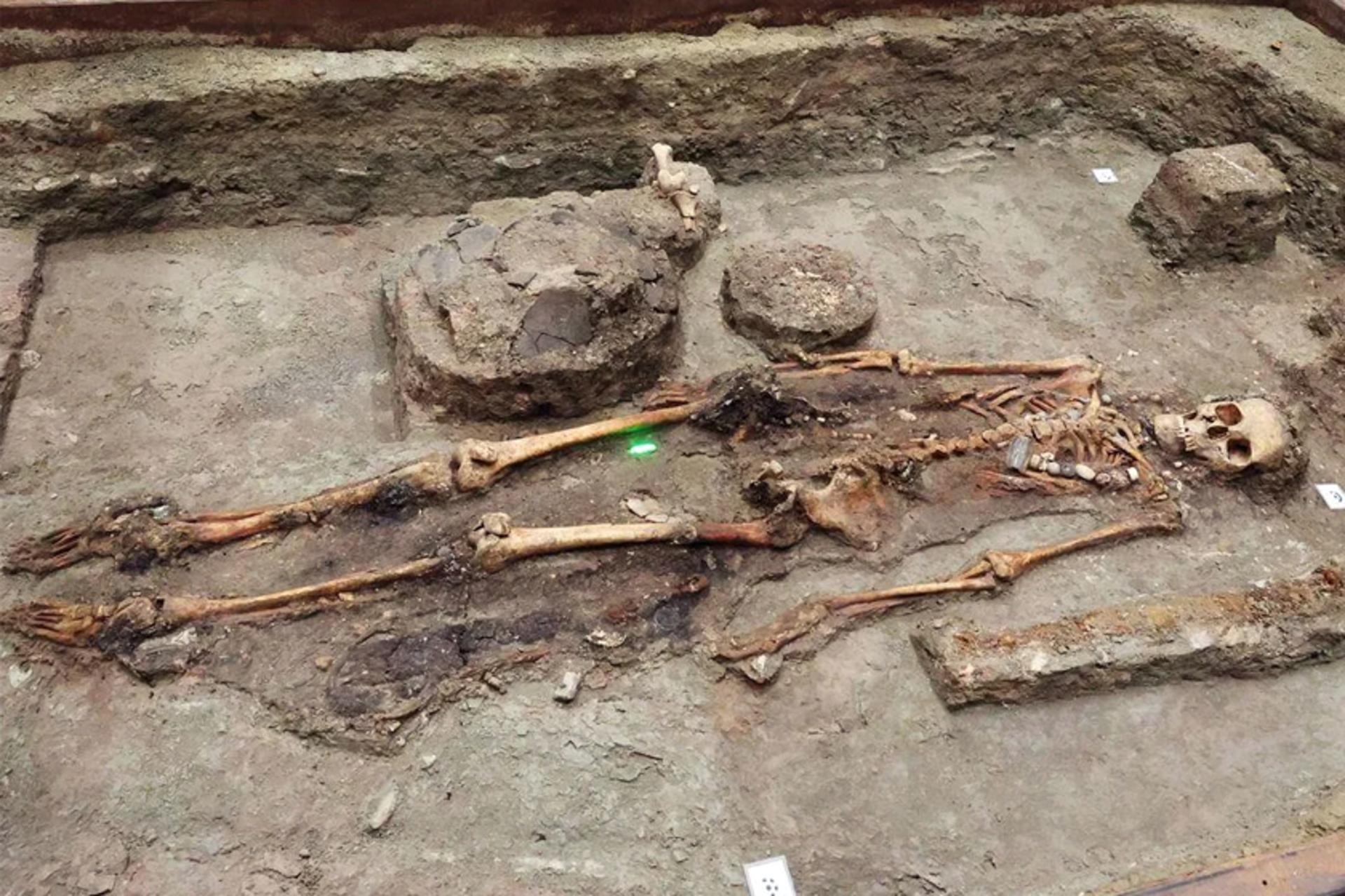کشف اسکلت بانو کولدا در آلمان