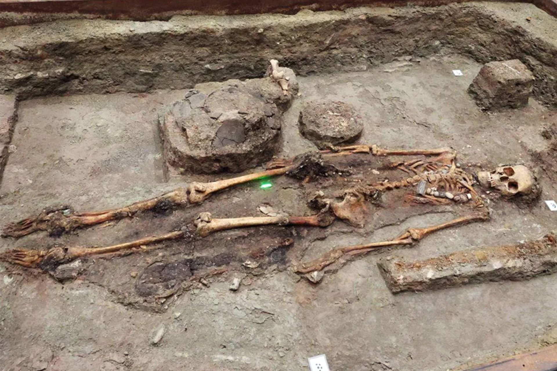 کشف اسکلت بانو کولدا در آلمان