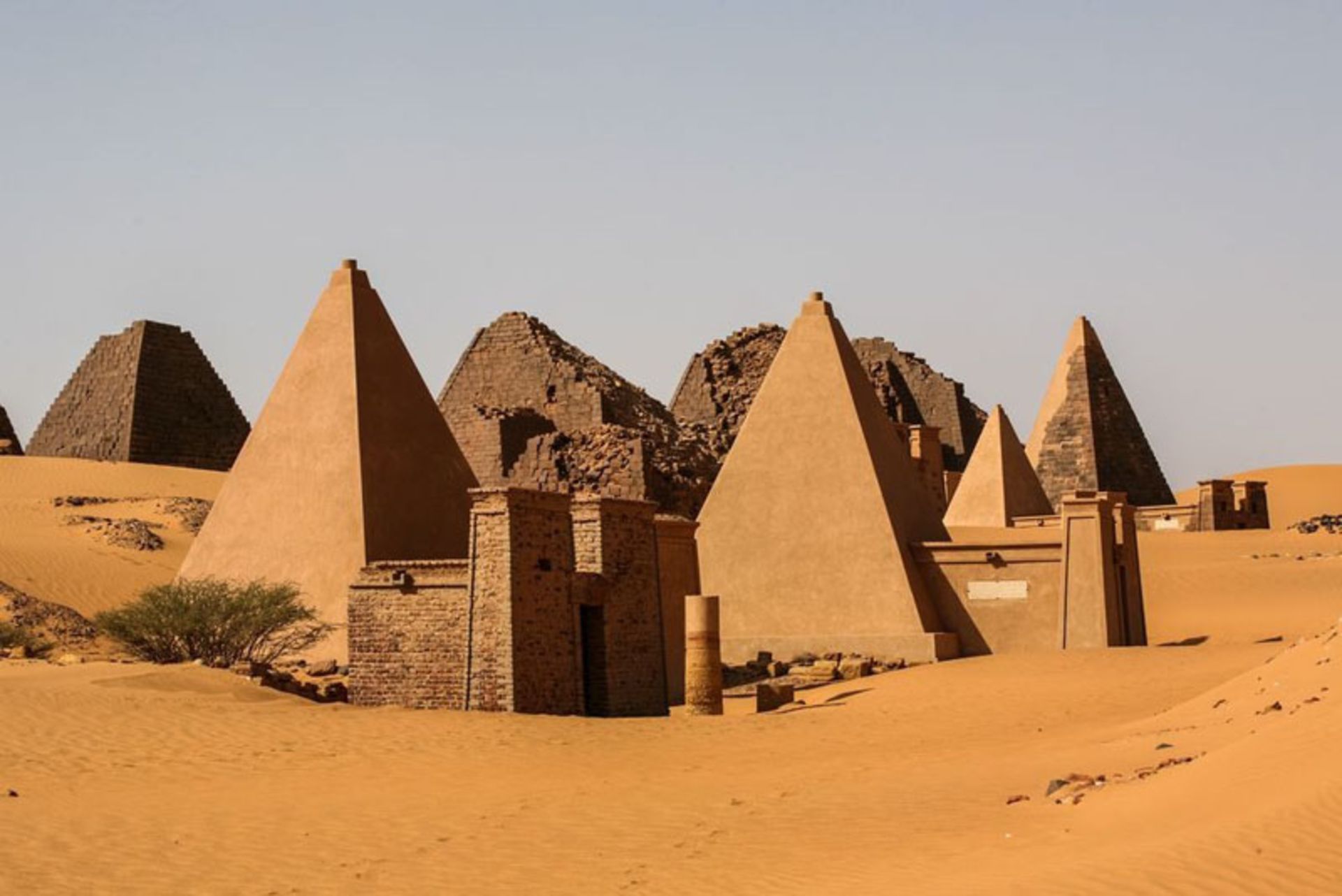 هرم های نوبیا (Nubia) ؛ منبع عکس: Live Science؛ نام عکاس: نامشخص