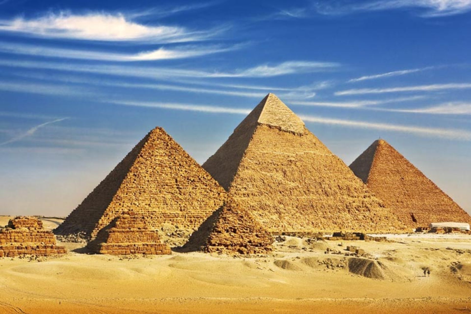 اهرام ثلاثه مصر؛ منبع عکس: Live Science؛ نام عکاس: نامشخص