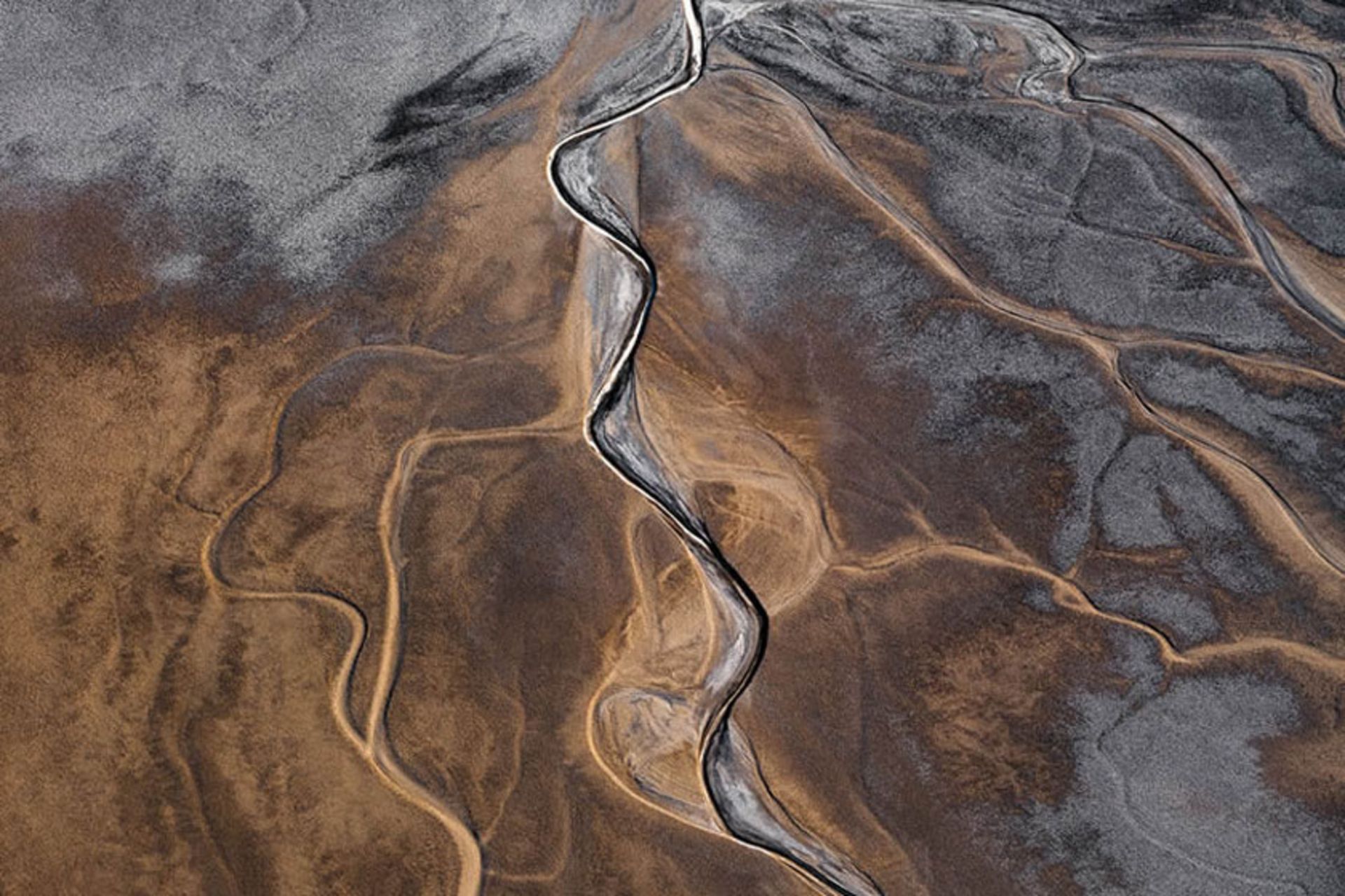 عکس هوایی از دره مرگ آمریکا