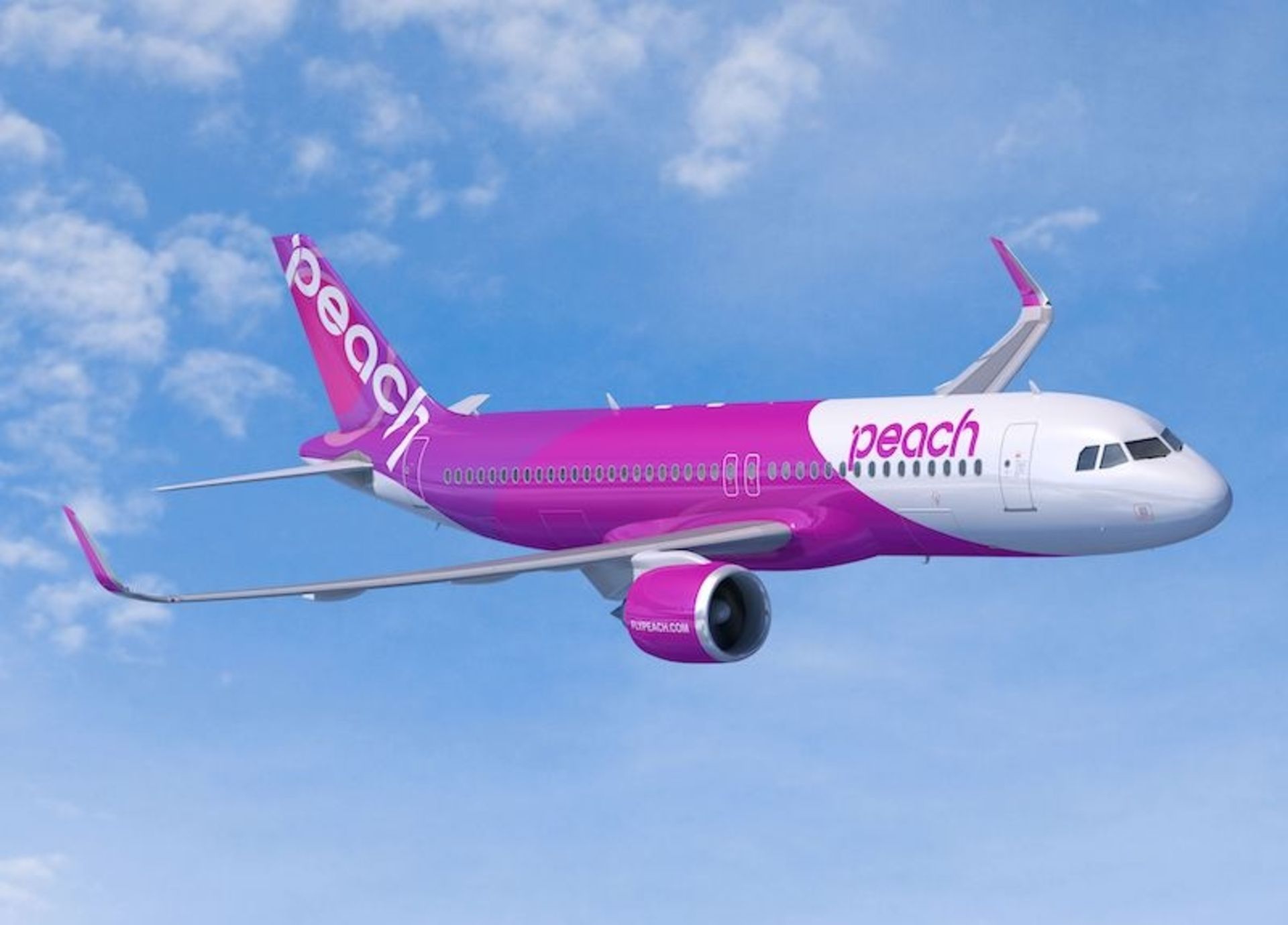 هواپیمای پیچ در آسمان ژاپن؛ منبع عکس: سایت aviationbusinessnews.com. عکاس: نامشخص