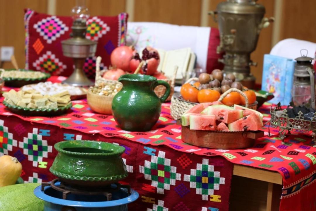 سفره شب یلدا در گیلان