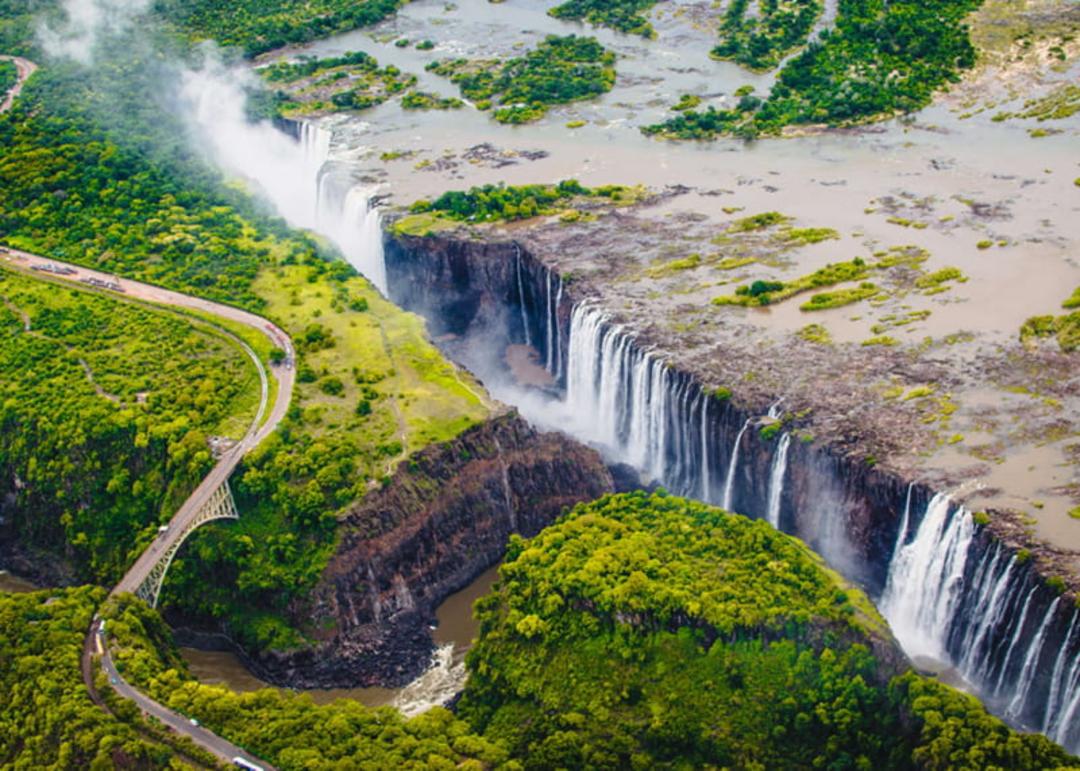 آبشار ویکتوریا (Victoria Falls)، آفریقا 