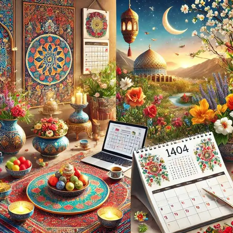 رپورتاژ لحظه تحویل سال ۱۴۰۴ + تعطیلات در سررسید پدیده نقش