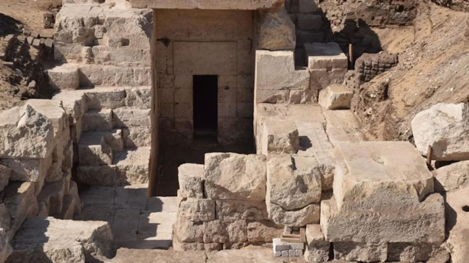 معبد ۲۱۰۰ ساله‌ در صخره‌ مصر