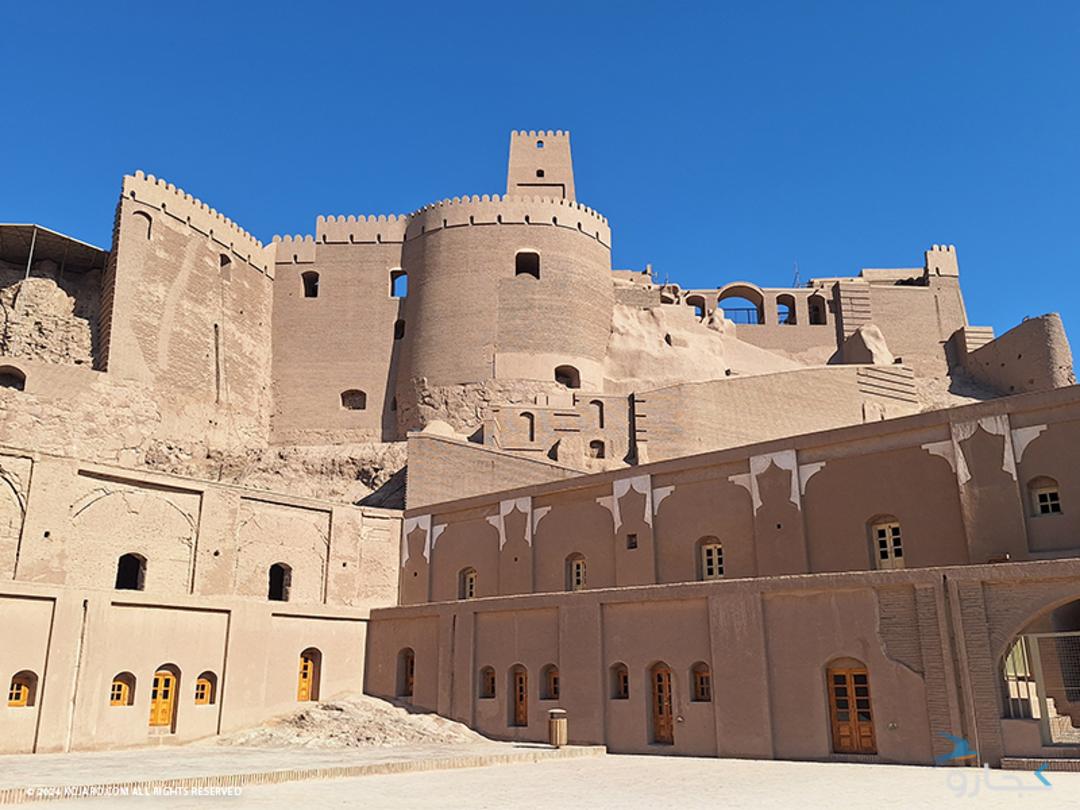 بخش بازسازی شده ارگ بم