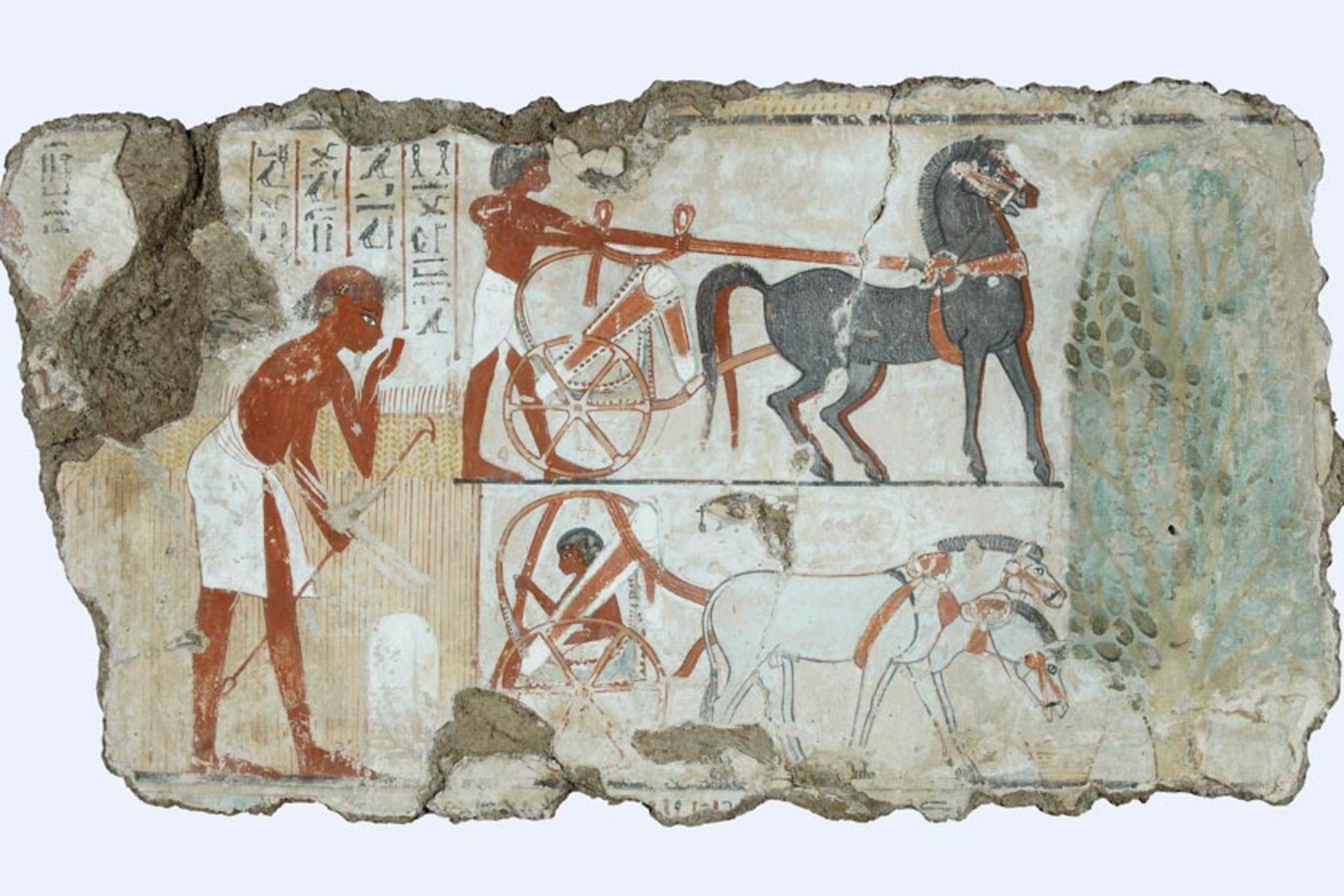 نقاشی دیواری مقبره نب آمون مصر؛ منبع عکس: khanacademy.org؛ عکاس: Trustees of the British Museum