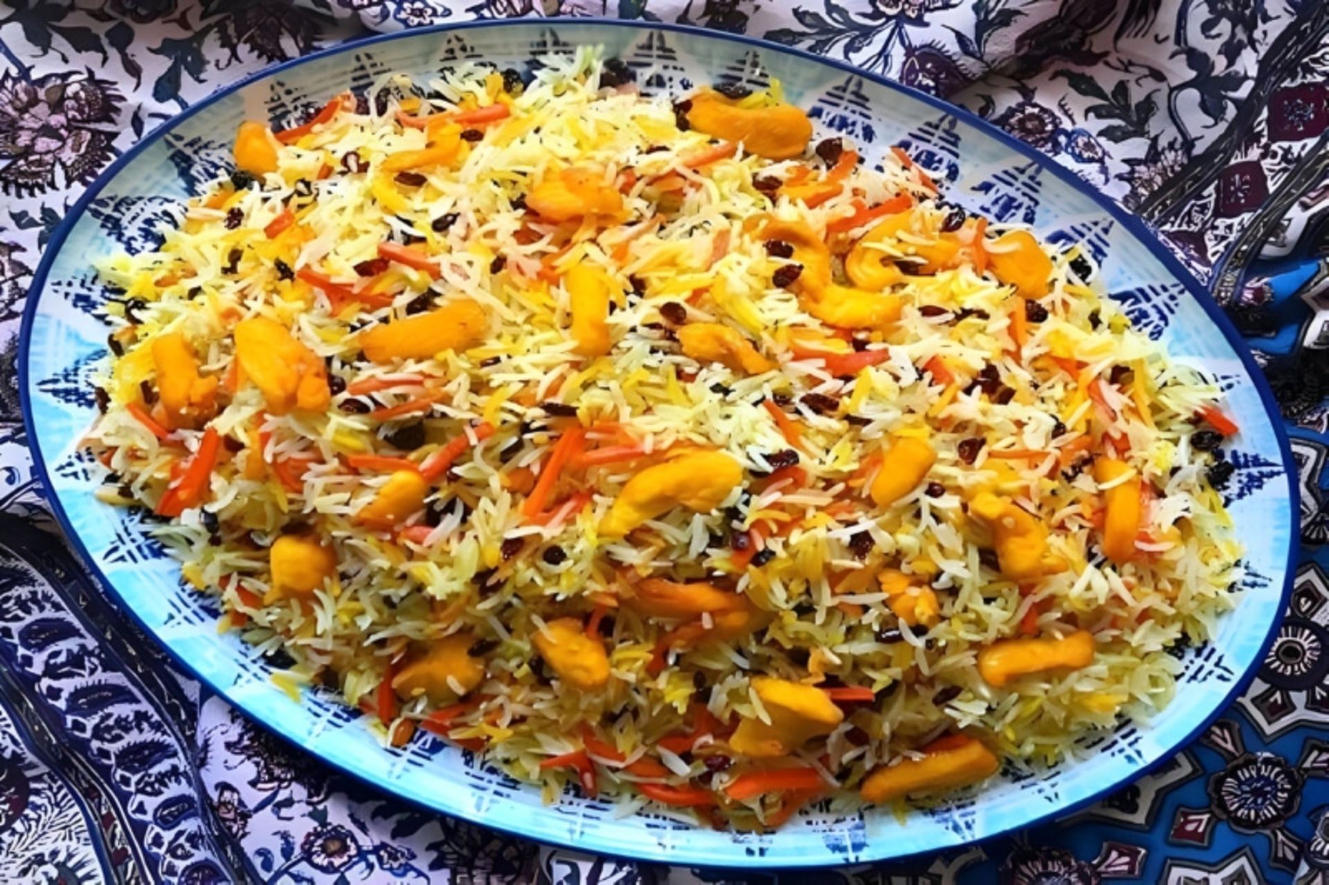 هویج پلو؛ منبع عکس: سایت asrhamgaraei.ir. عکاس: نامشخص