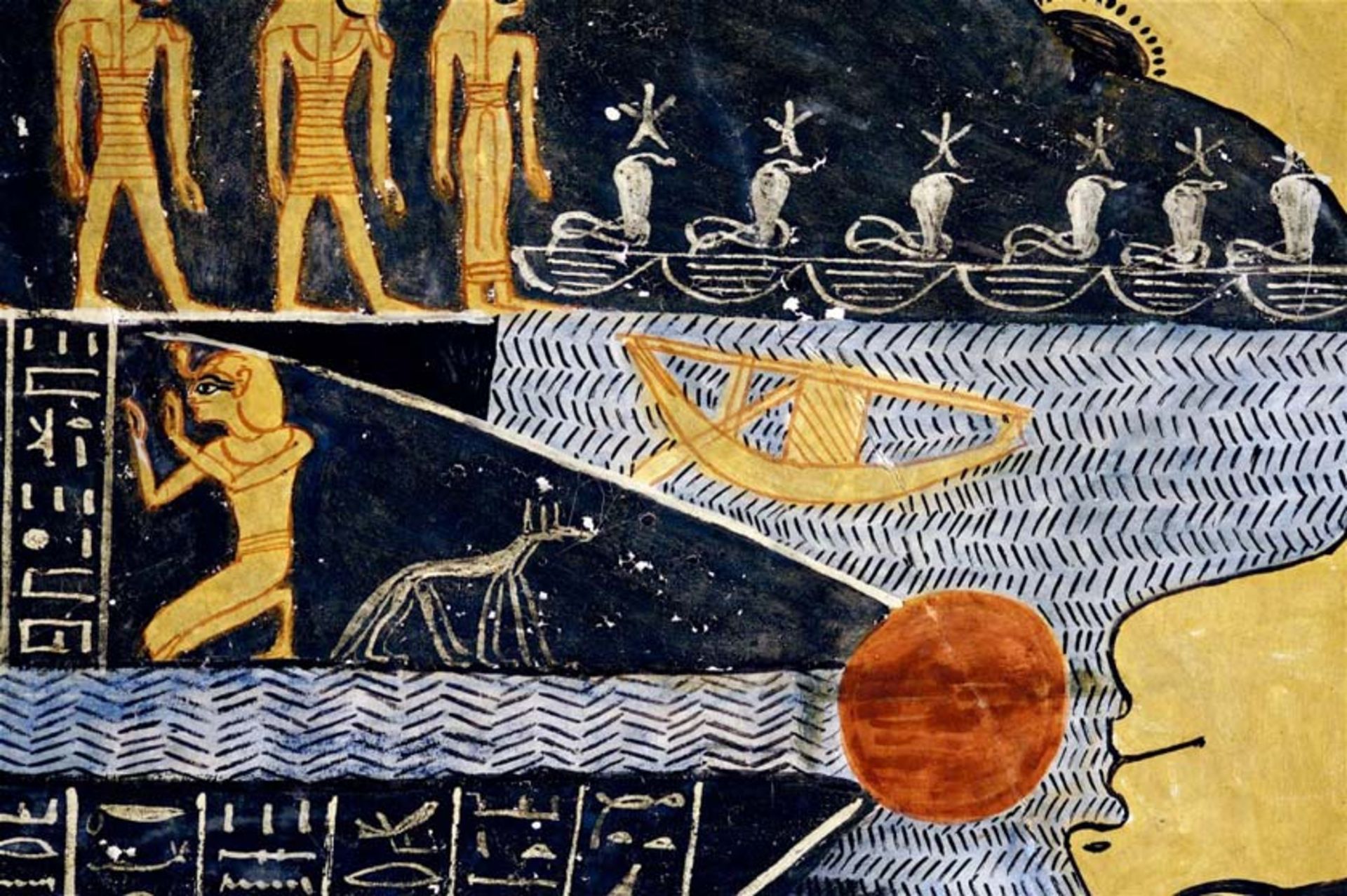 کتبیه های باززایی در سال نو مصر باستان؛ منبع عکس: artofcounting.com؛ عکاس: نامشخص