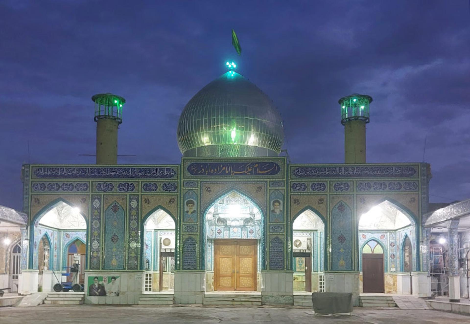 صحن امامزاده اباذر بهبهان؛ منبع عکس: گوگل مپ؛ عکاس: امیرحسین فردیان